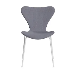 Fritz Hansen Series 7™ Chair Full Upholstery, White/Re Wool Lavender/Natural