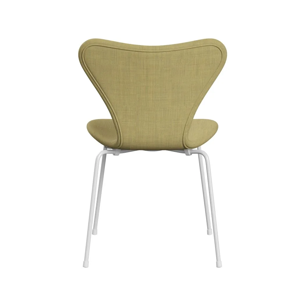 Fritz Hansen Series 7™ Chair Full Upholstery, White/Remix Corn Yellow