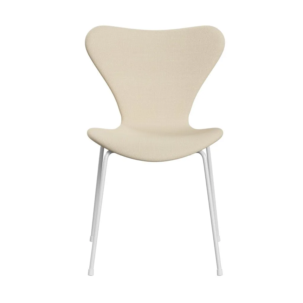Fritz Hansen Series 7™ Chair Full Upholstery, White/Steelcut White