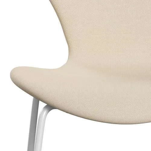 Fritz Hansen Series 7™ Chair Full Upholstery, White/Steelcut White