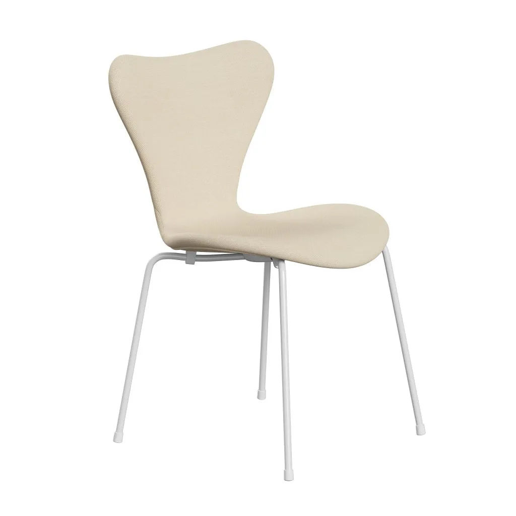 Fritz Hansen Series 7™ Chair Full Upholstery, White/Steelcut White