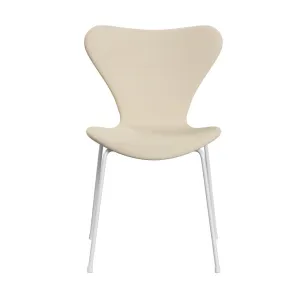 Fritz Hansen Series 7™ Chair Full Upholstery, White/Steelcut White