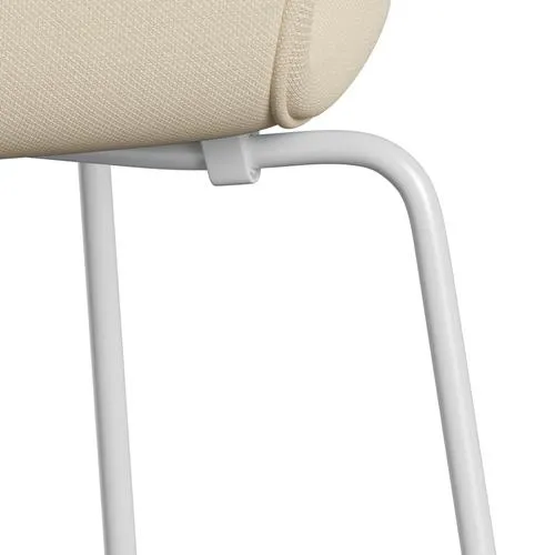 Fritz Hansen Series 7™ Chair Full Upholstery, White/Steelcut White