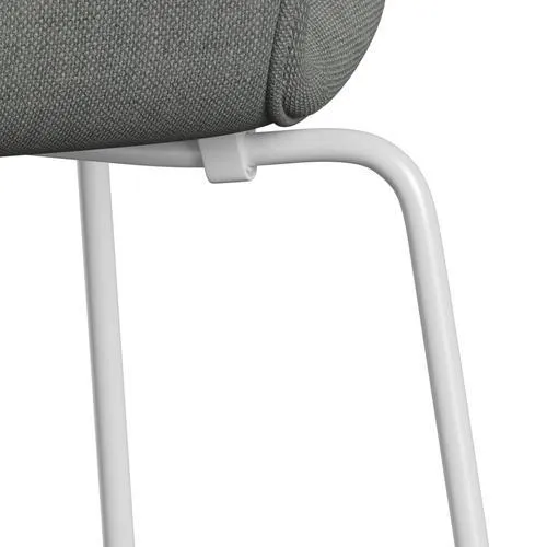 Fritz Hansen Series 7™ Chair Full Upholstery, White/Sunniva 2 Grey