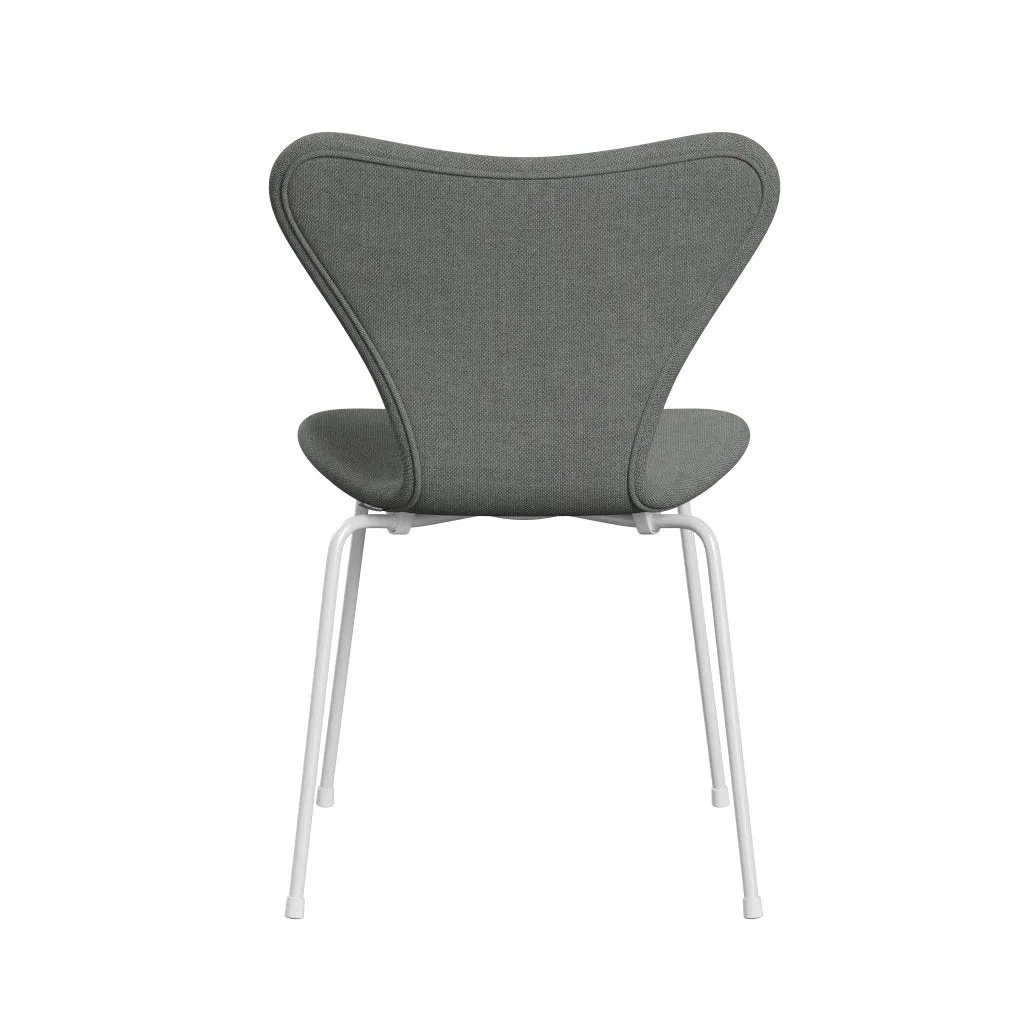 Fritz Hansen Series 7™ Chair Full Upholstery, White/Sunniva 2 Grey