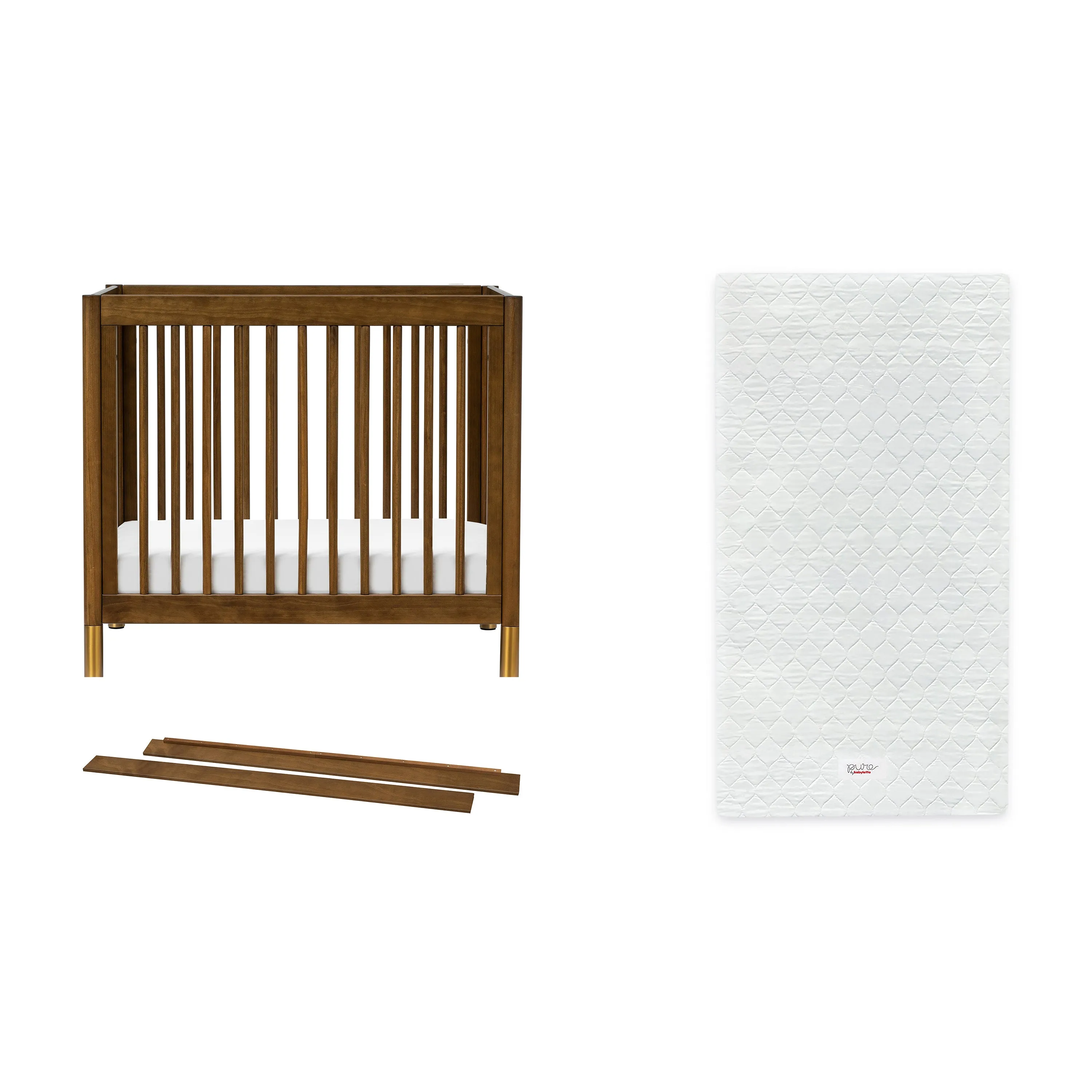 Gelato 4-in-1 Convertible Mini Crib and Twin Bed