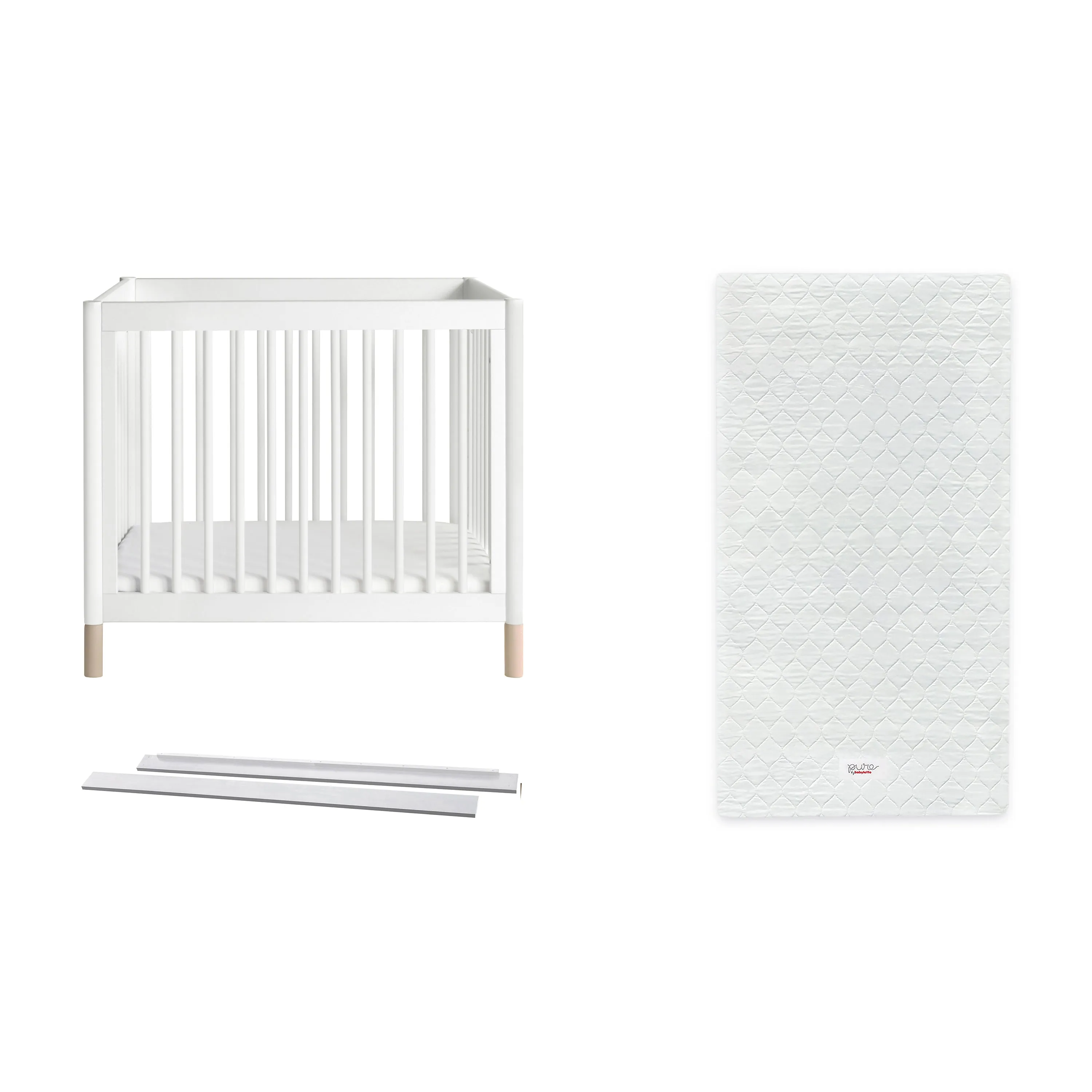 Gelato 4-in-1 Convertible Mini Crib and Twin Bed