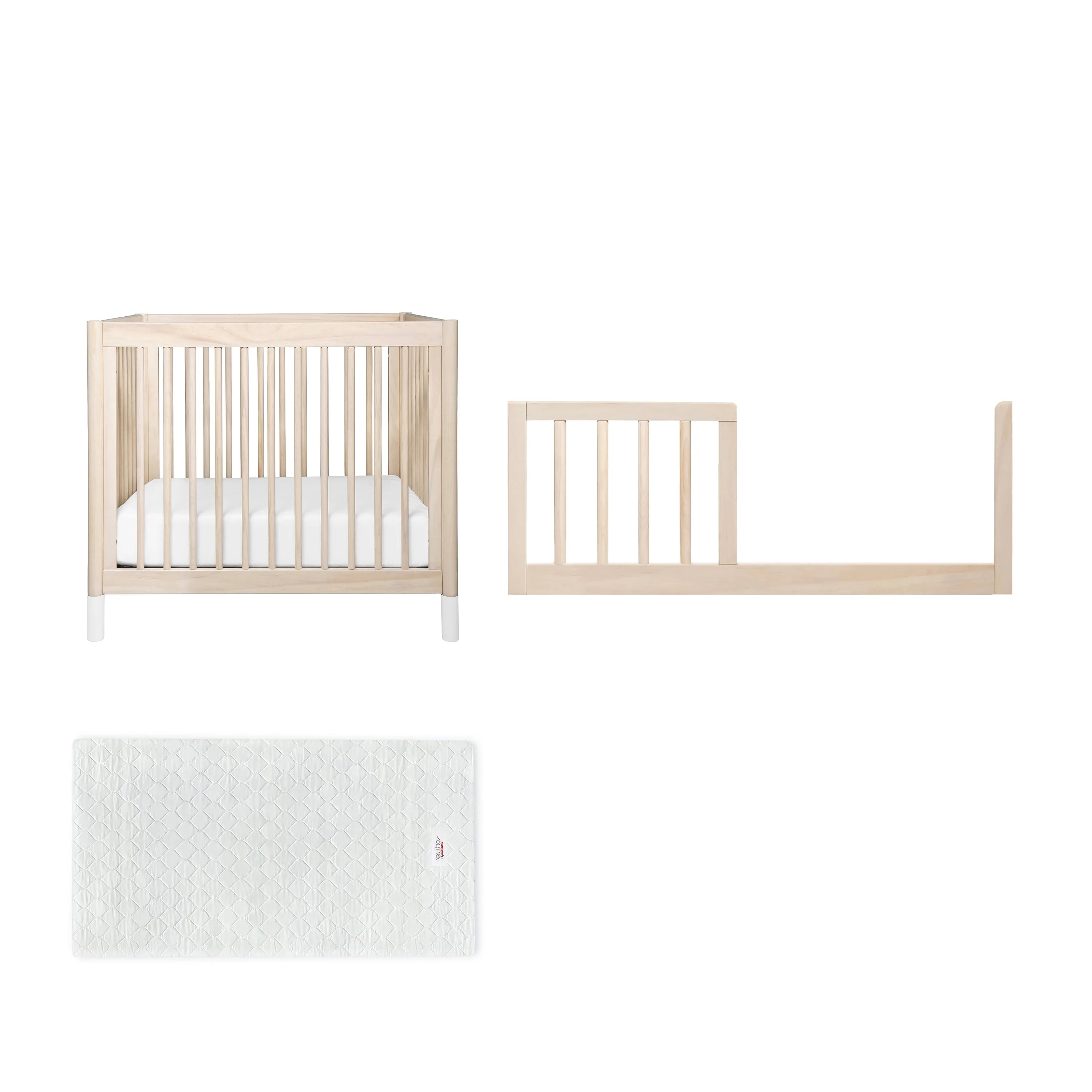 Gelato 4-in-1 Convertible Mini Crib and Twin Bed