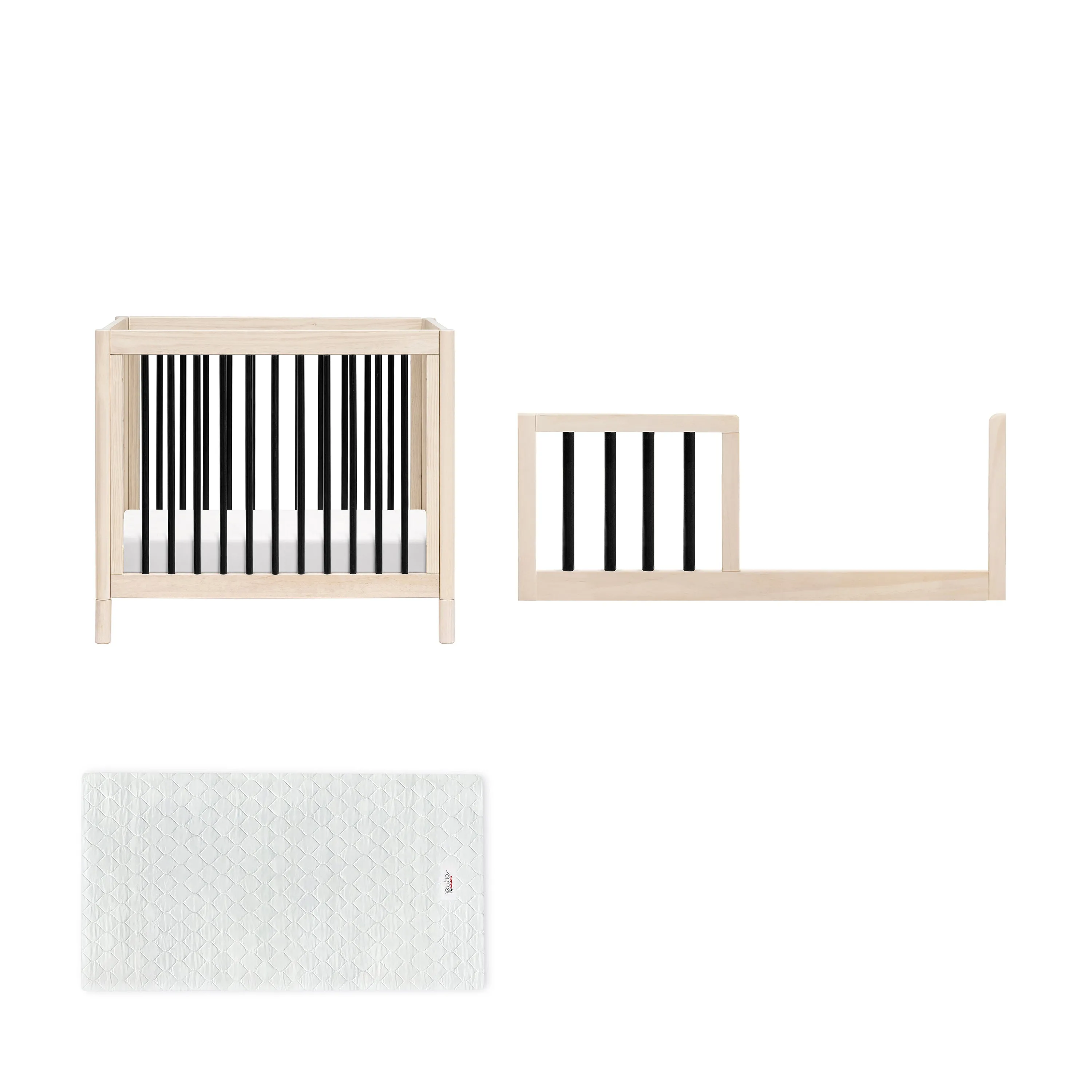 Gelato 4-in-1 Convertible Mini Crib and Twin Bed