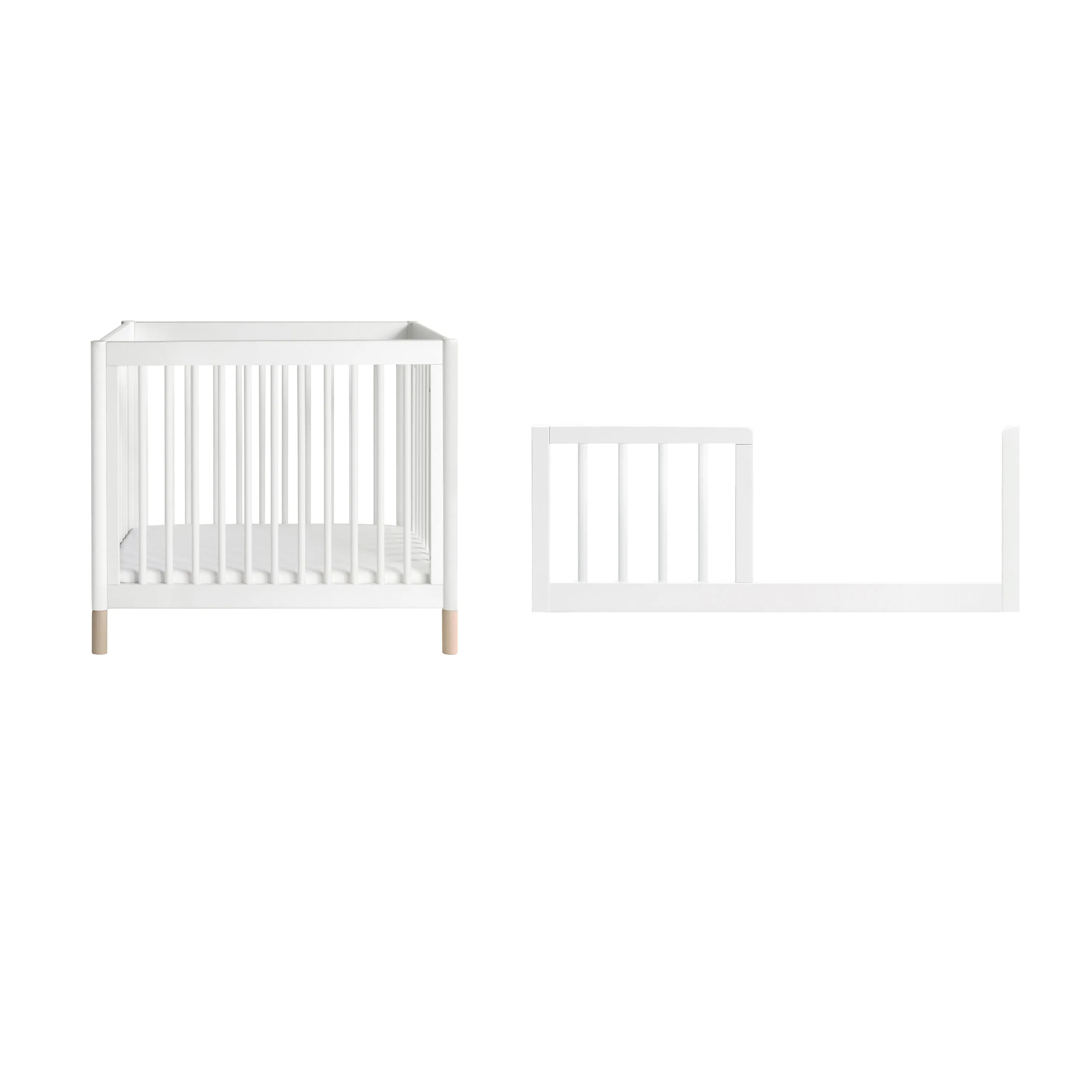 Gelato 4-in-1 Convertible Mini Crib and Twin Bed