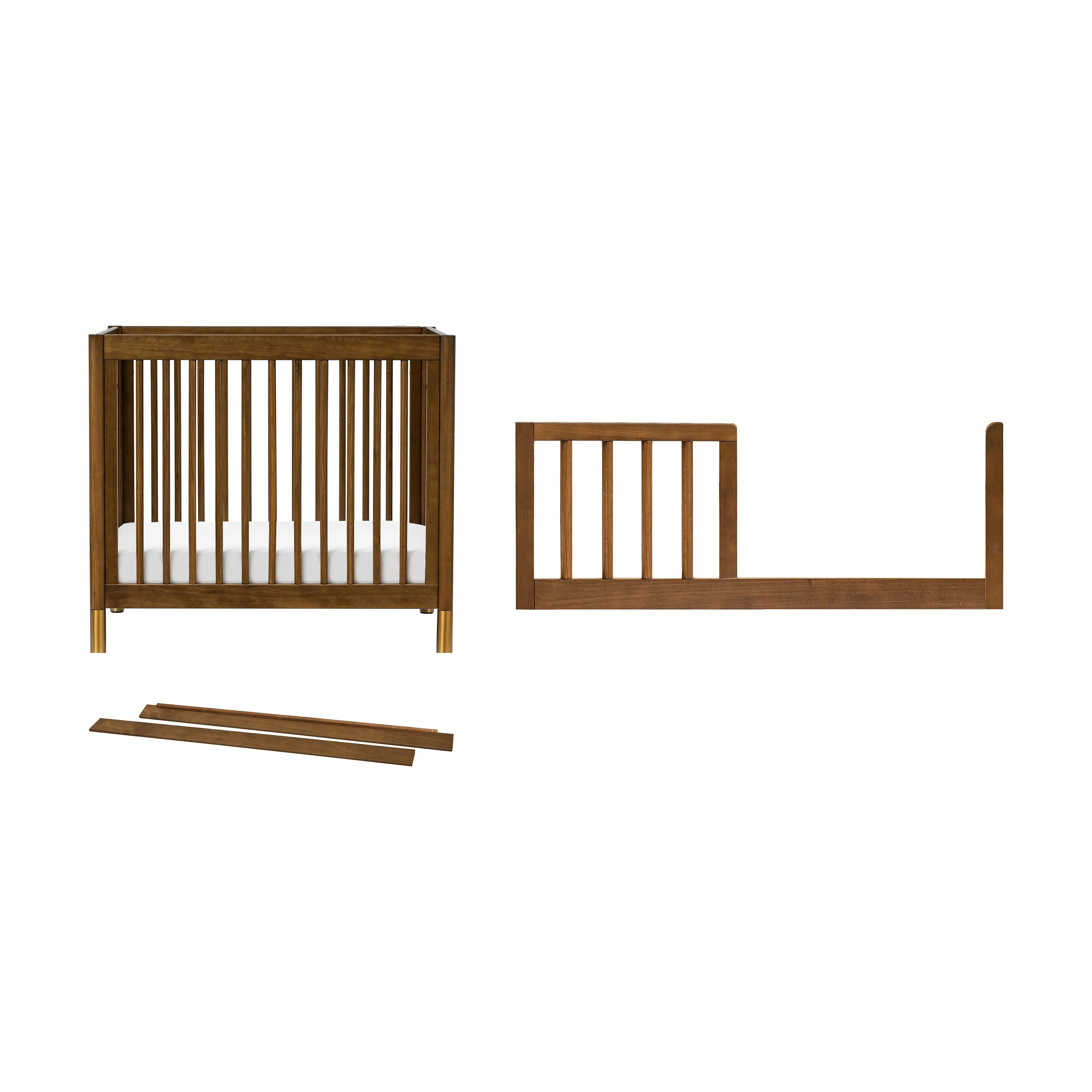 Gelato 4-in-1 Convertible Mini Crib and Twin Bed