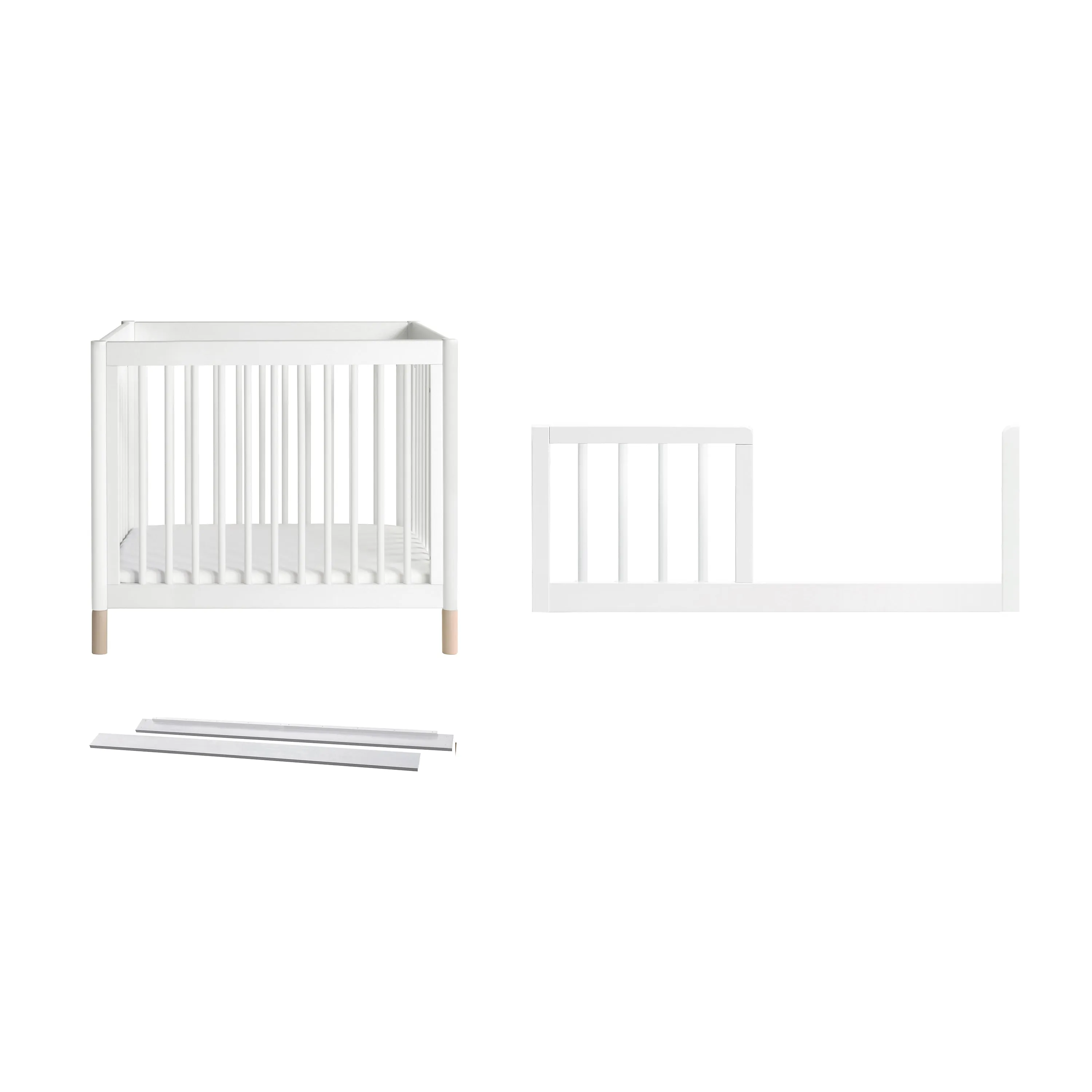 Gelato 4-in-1 Convertible Mini Crib and Twin Bed
