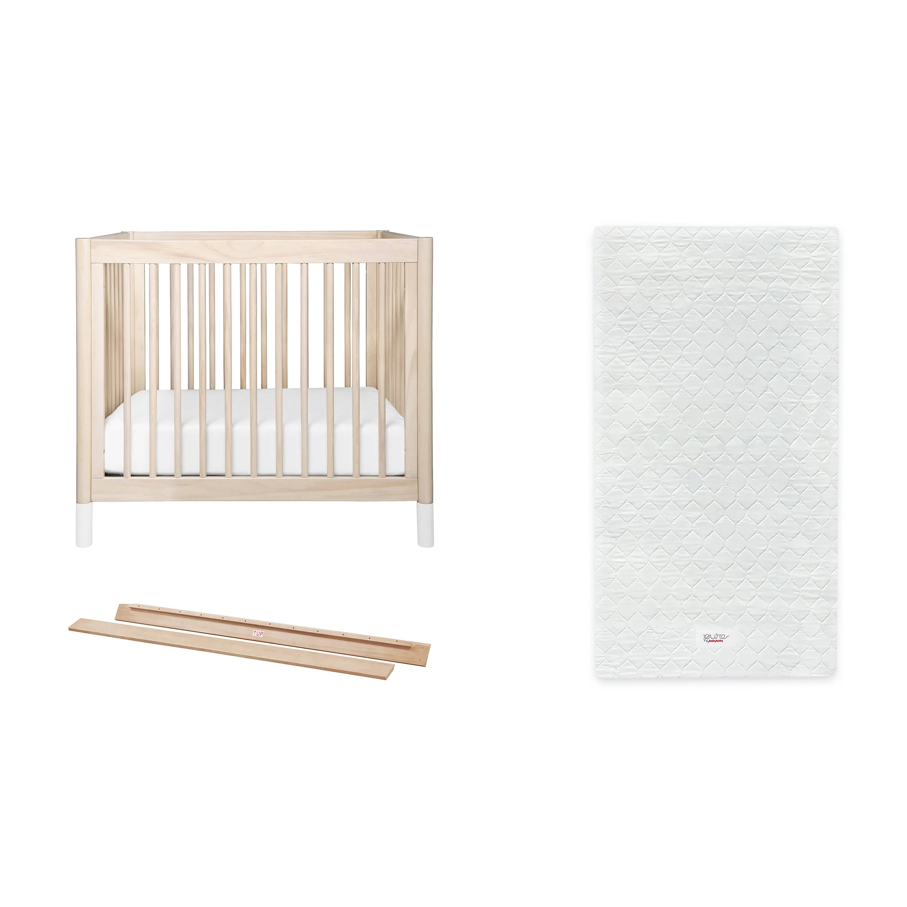 Gelato 4-in-1 Convertible Mini Crib and Twin Bed