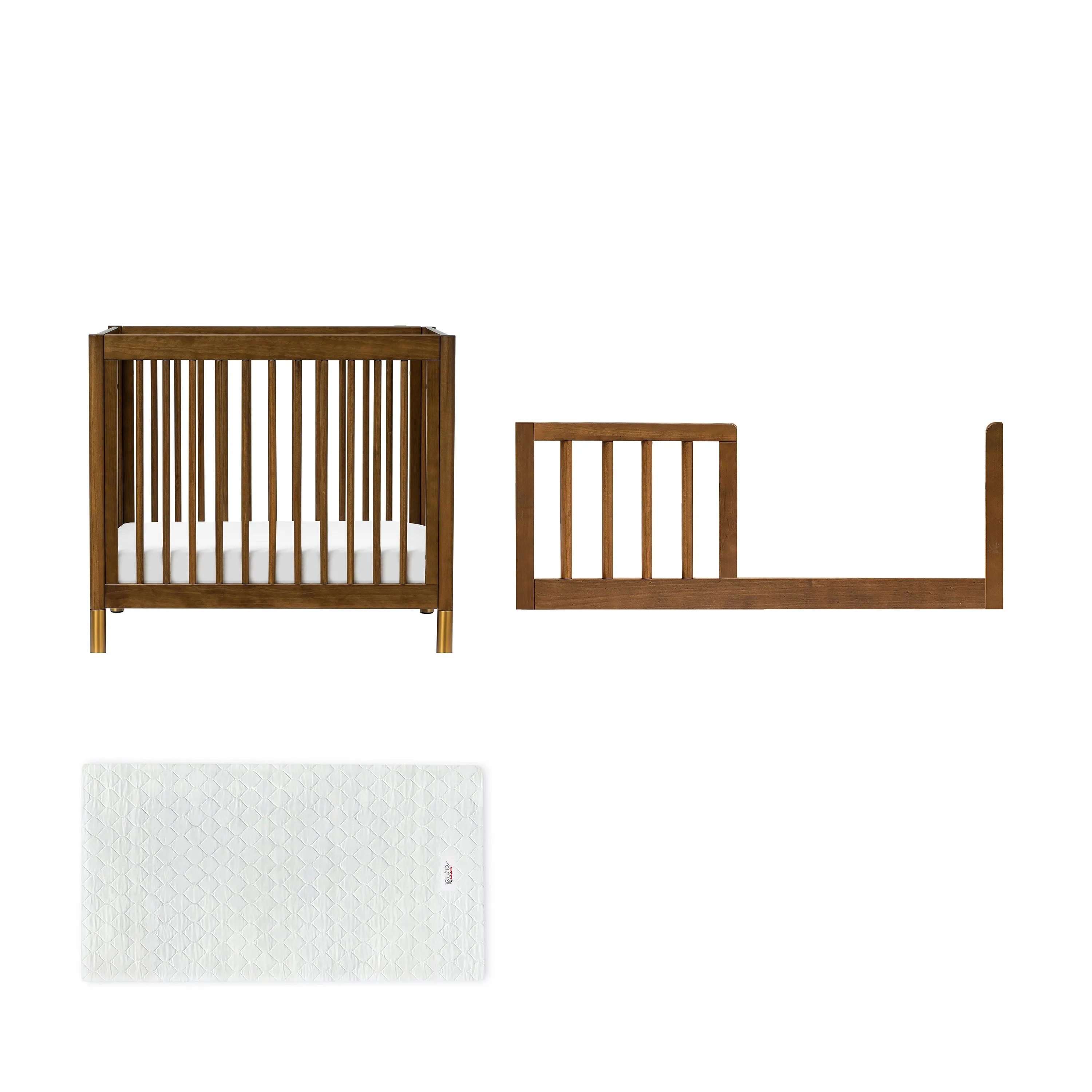 Gelato 4-in-1 Convertible Mini Crib and Twin Bed