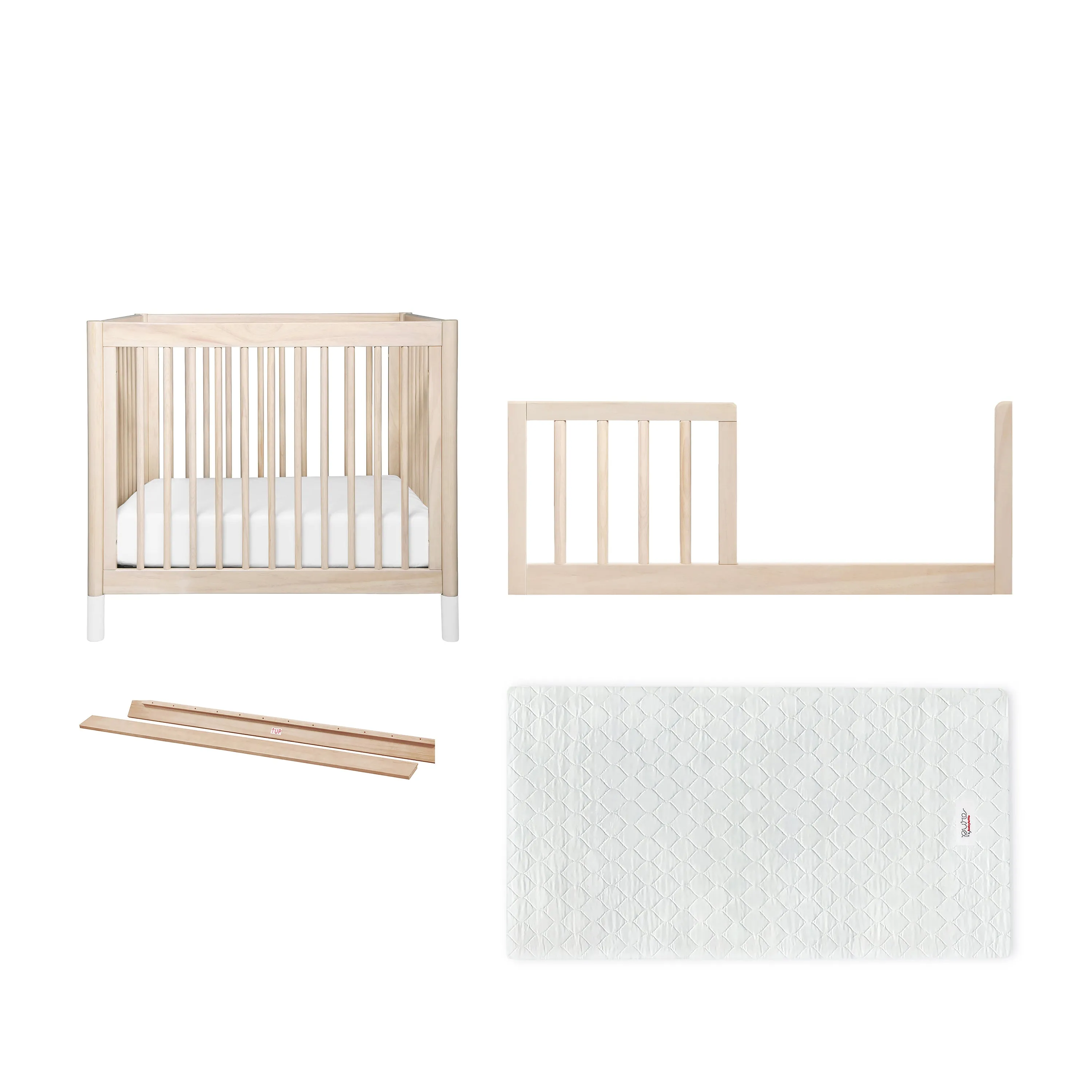 Gelato 4-in-1 Convertible Mini Crib and Twin Bed