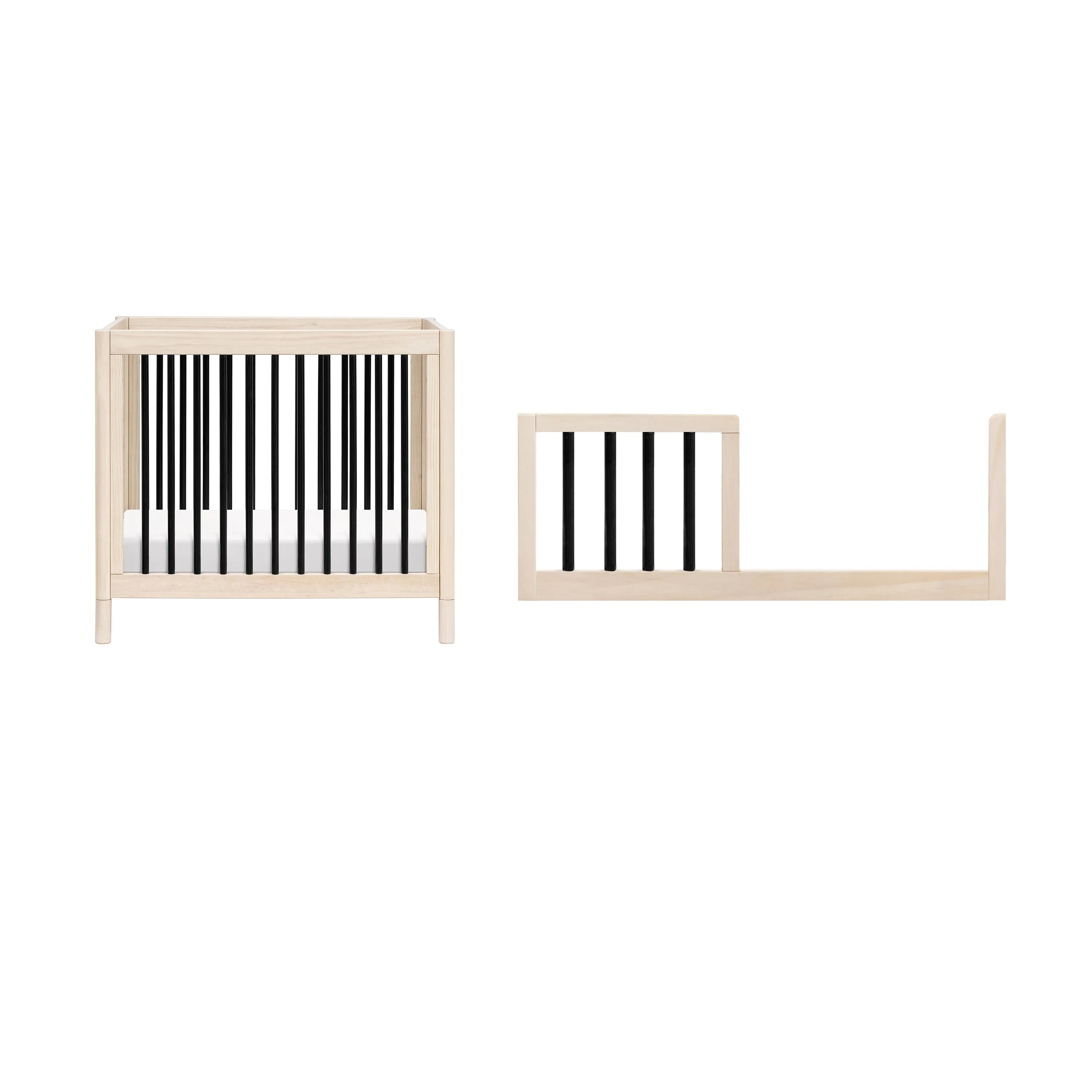 Gelato 4-in-1 Convertible Mini Crib and Twin Bed