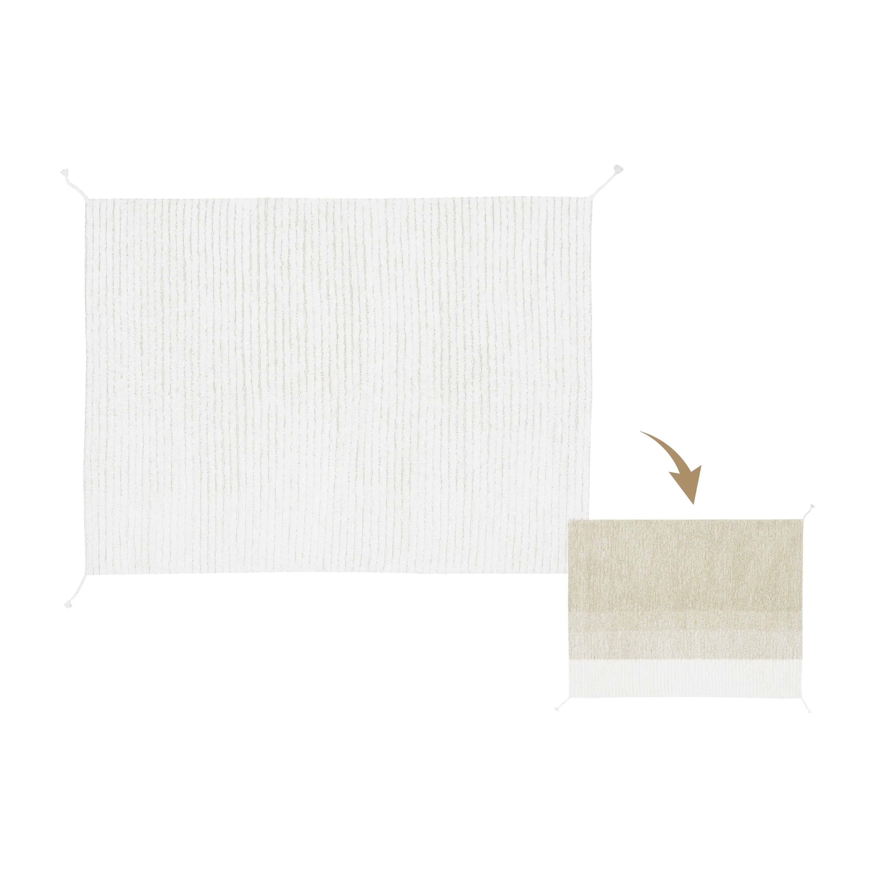 Gelato Reversible Washable Rug