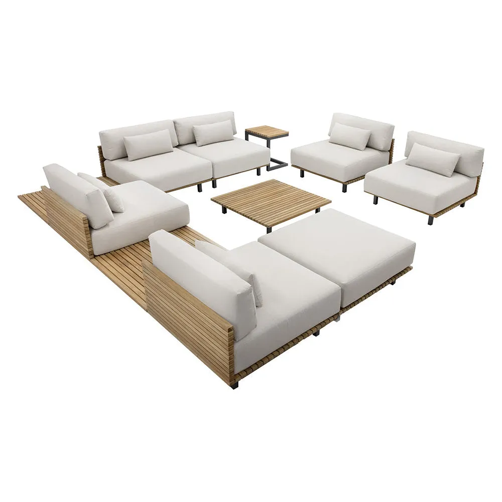 Geneve Outdoor Modular Armless Chair
