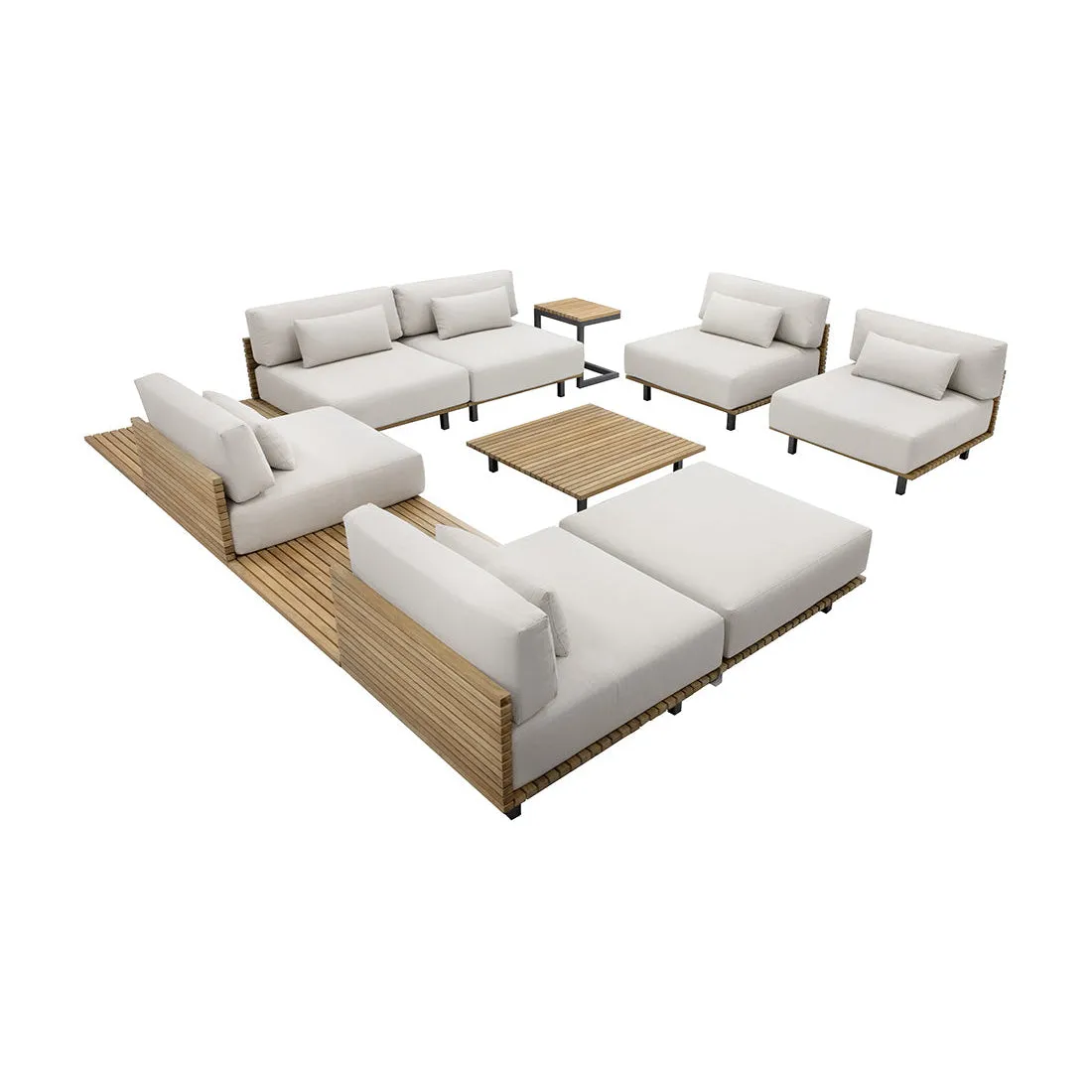 Geneve Outdoor Modular Ottoman