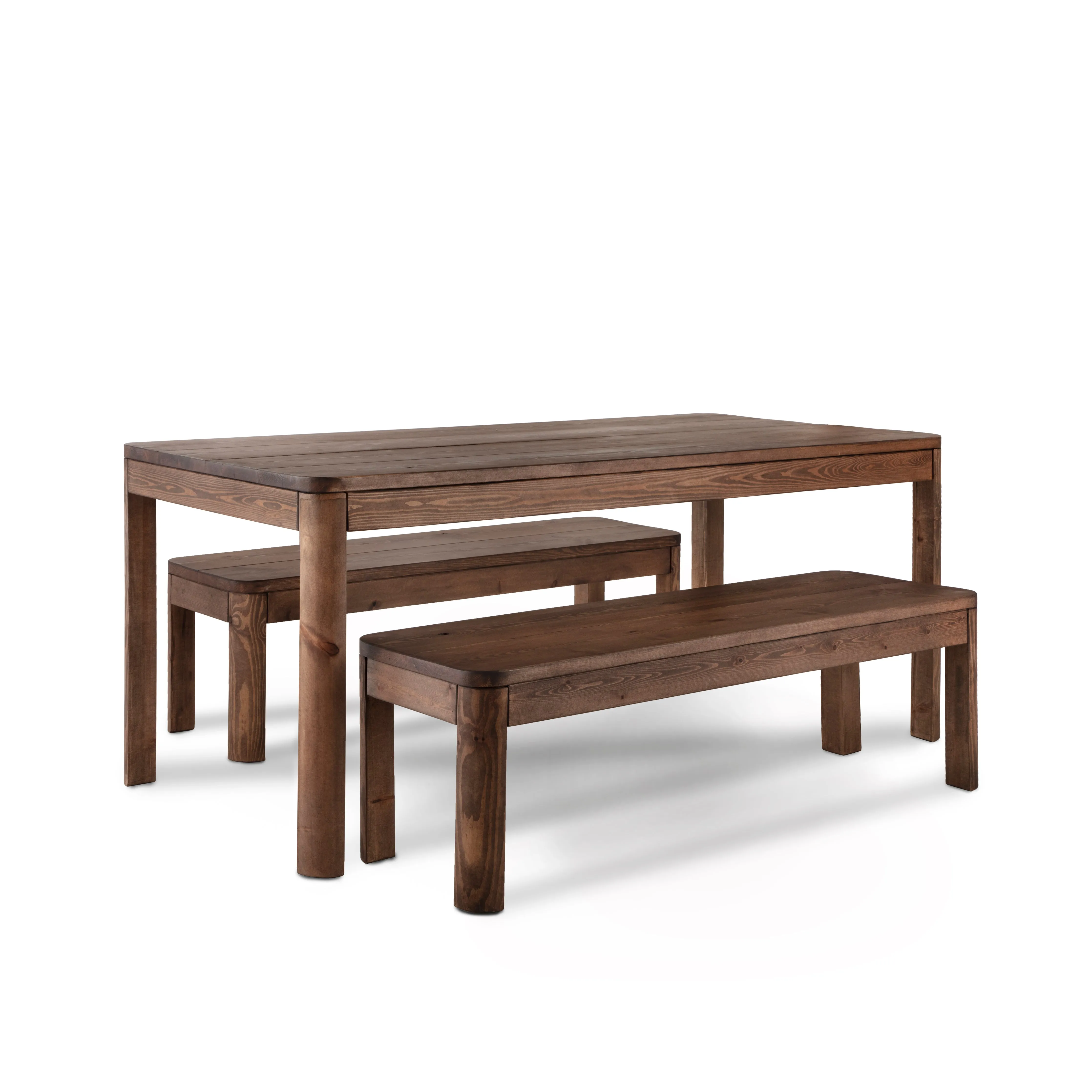 Gosforth Long Dining Table And Benches Funky Chunky