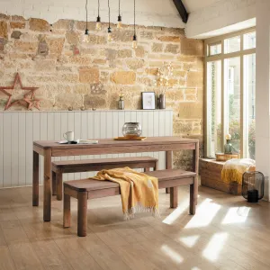 Gosforth Long Dining Table And Benches Funky Chunky