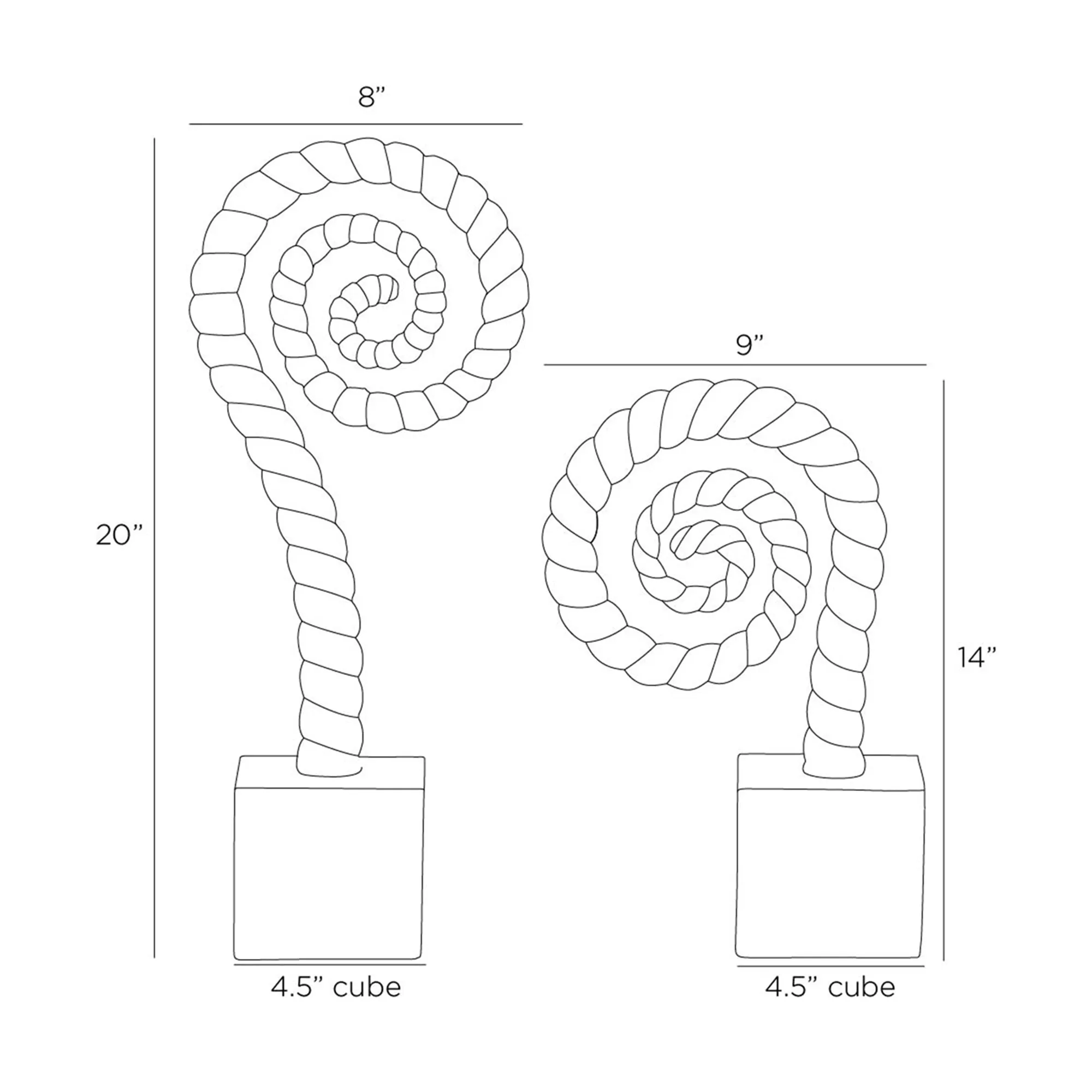 Gully Sculpture (Set of 2)