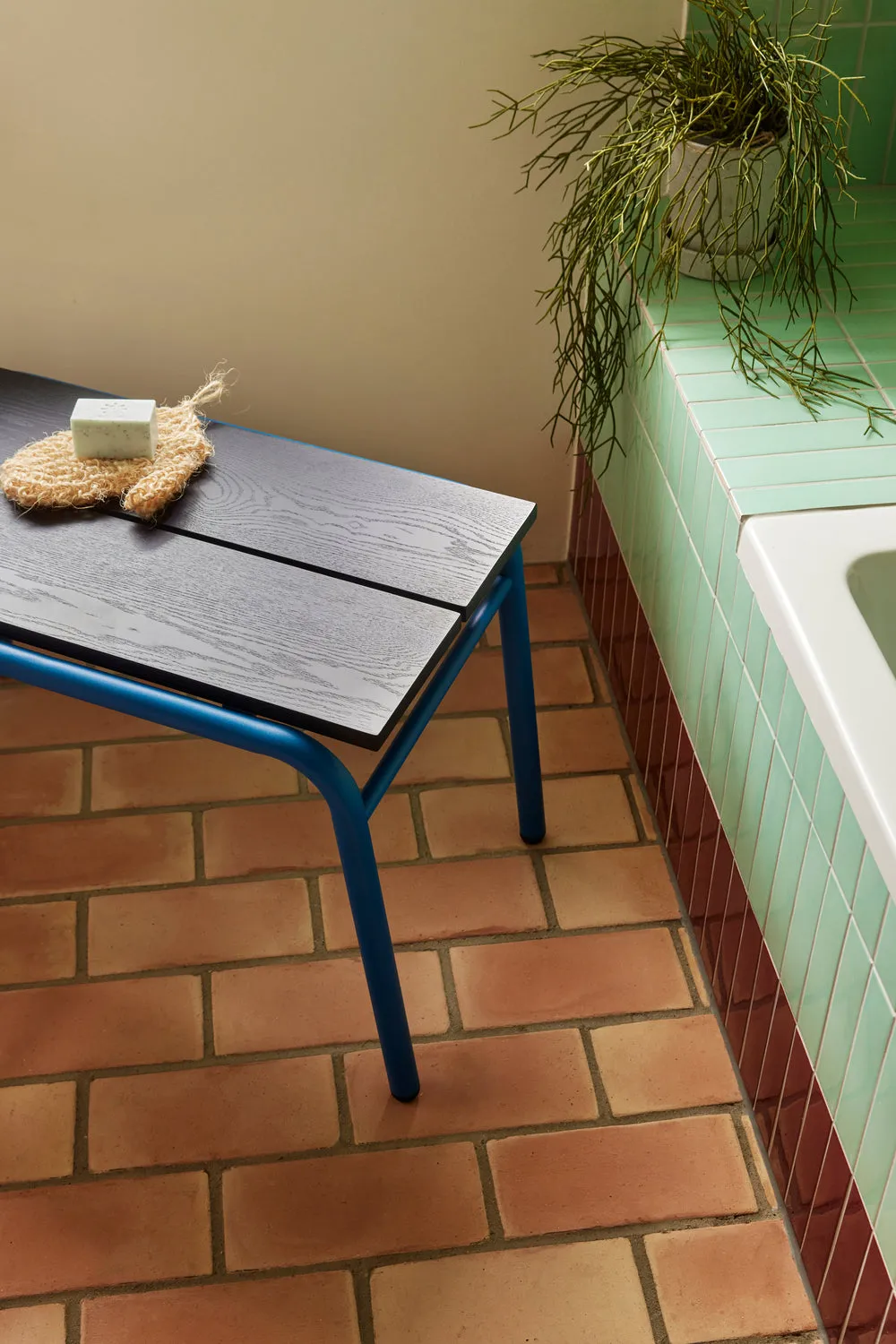 Hbsch Koi Bench, Blue/Dark Blue