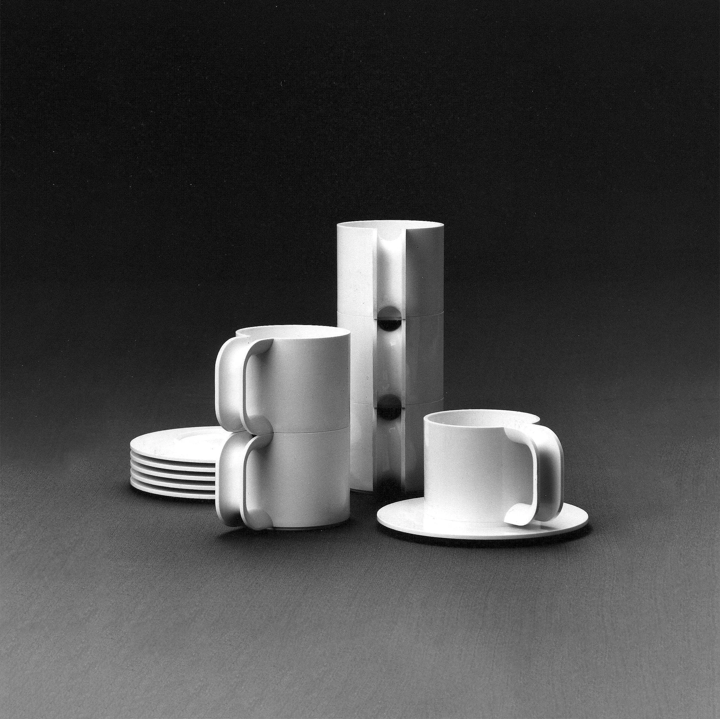 Hellerware Max 2 Cups & Saucers (Set of 12)