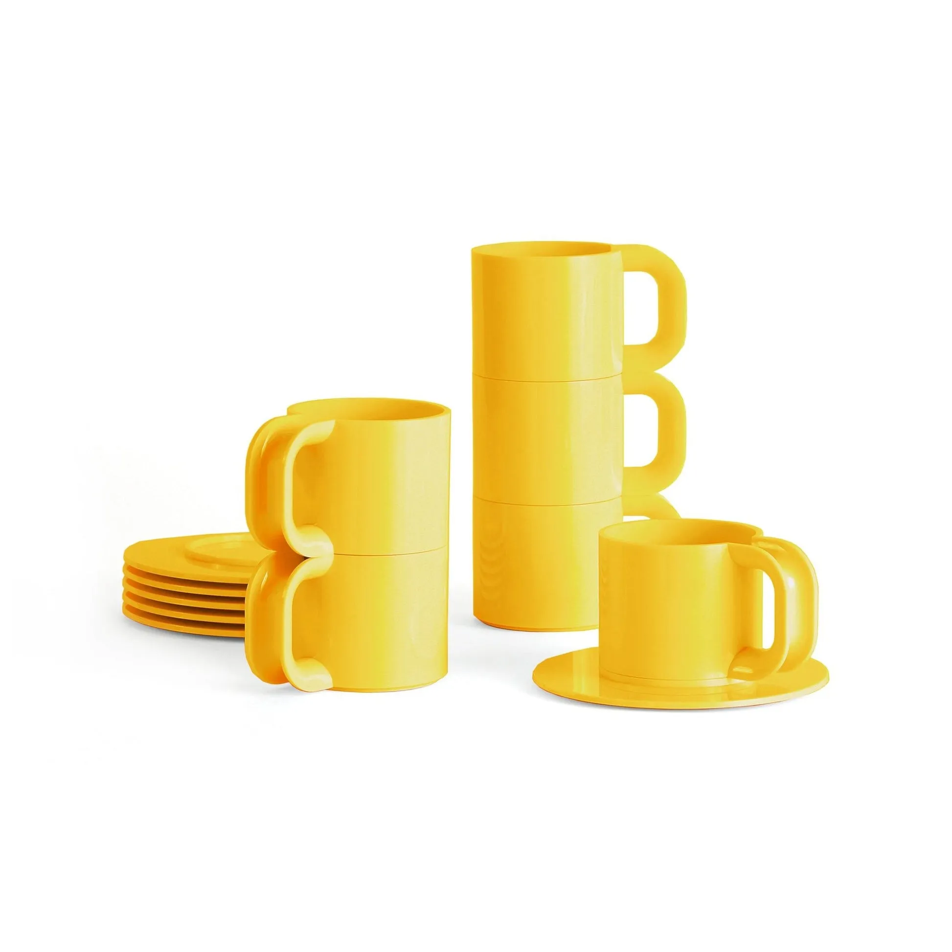 Hellerware Max 2 Cups & Saucers (Set of 12)
