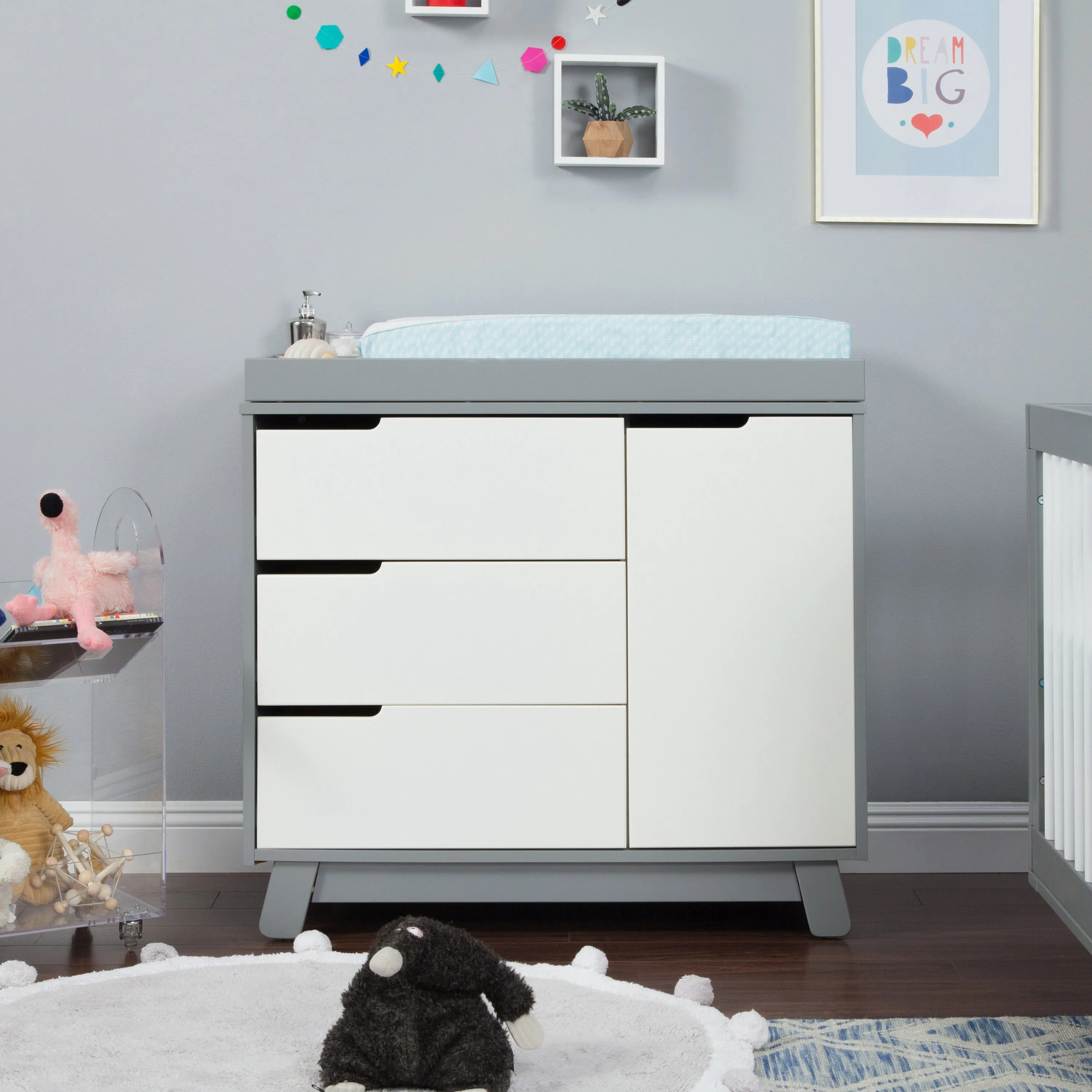 Hudson 3-Drawer Changer Dresser with Changing Tray