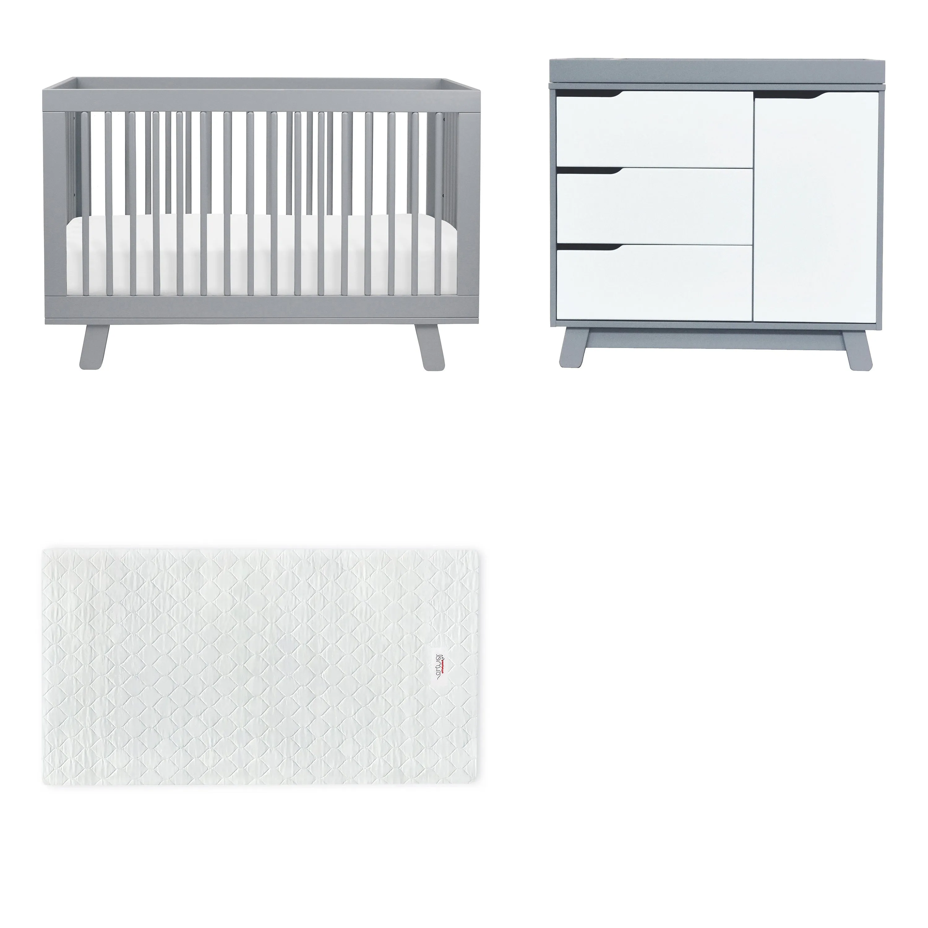 Hudson 3-in-1 Convertible Crib with Conversion Kit