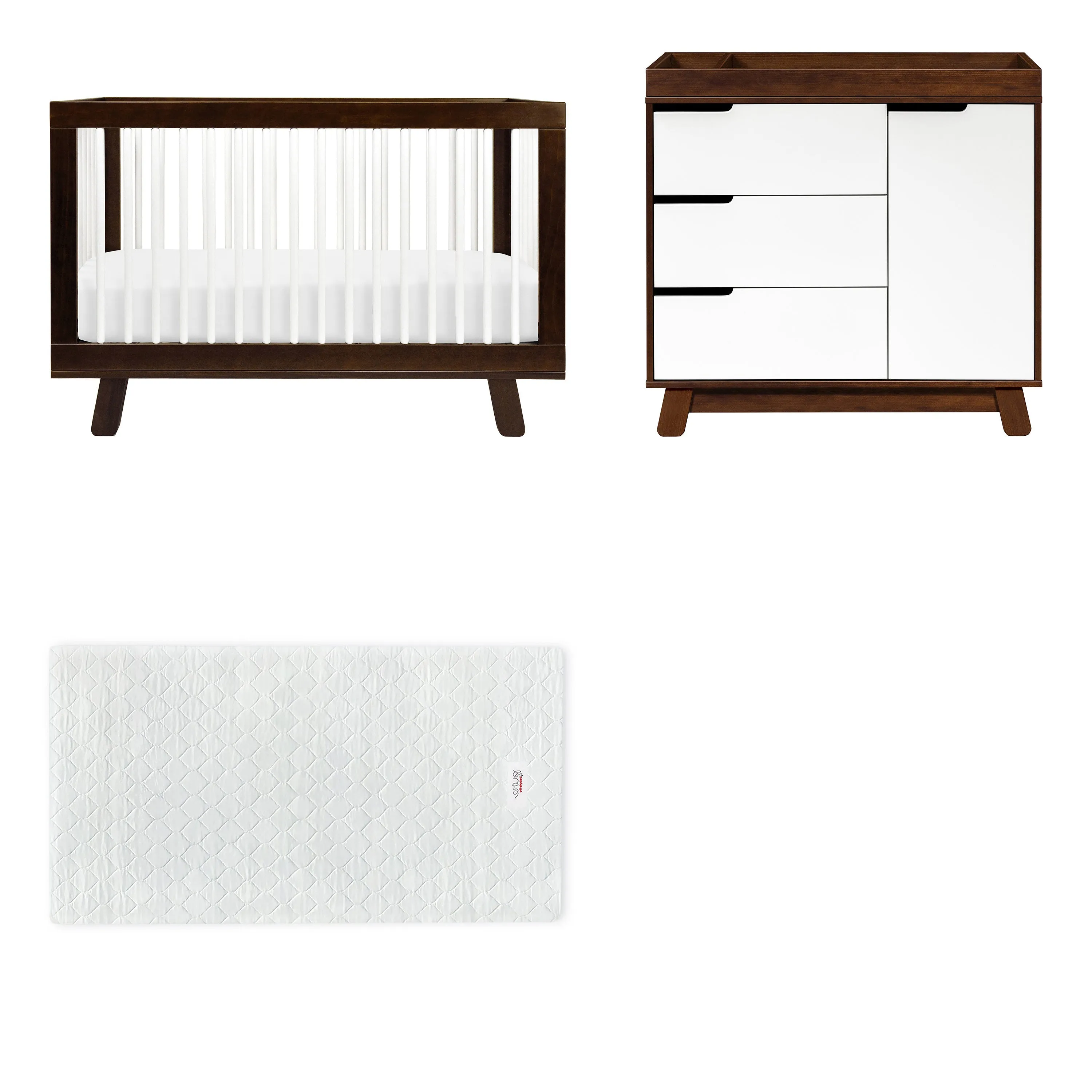 Hudson 3-in-1 Convertible Crib with Conversion Kit