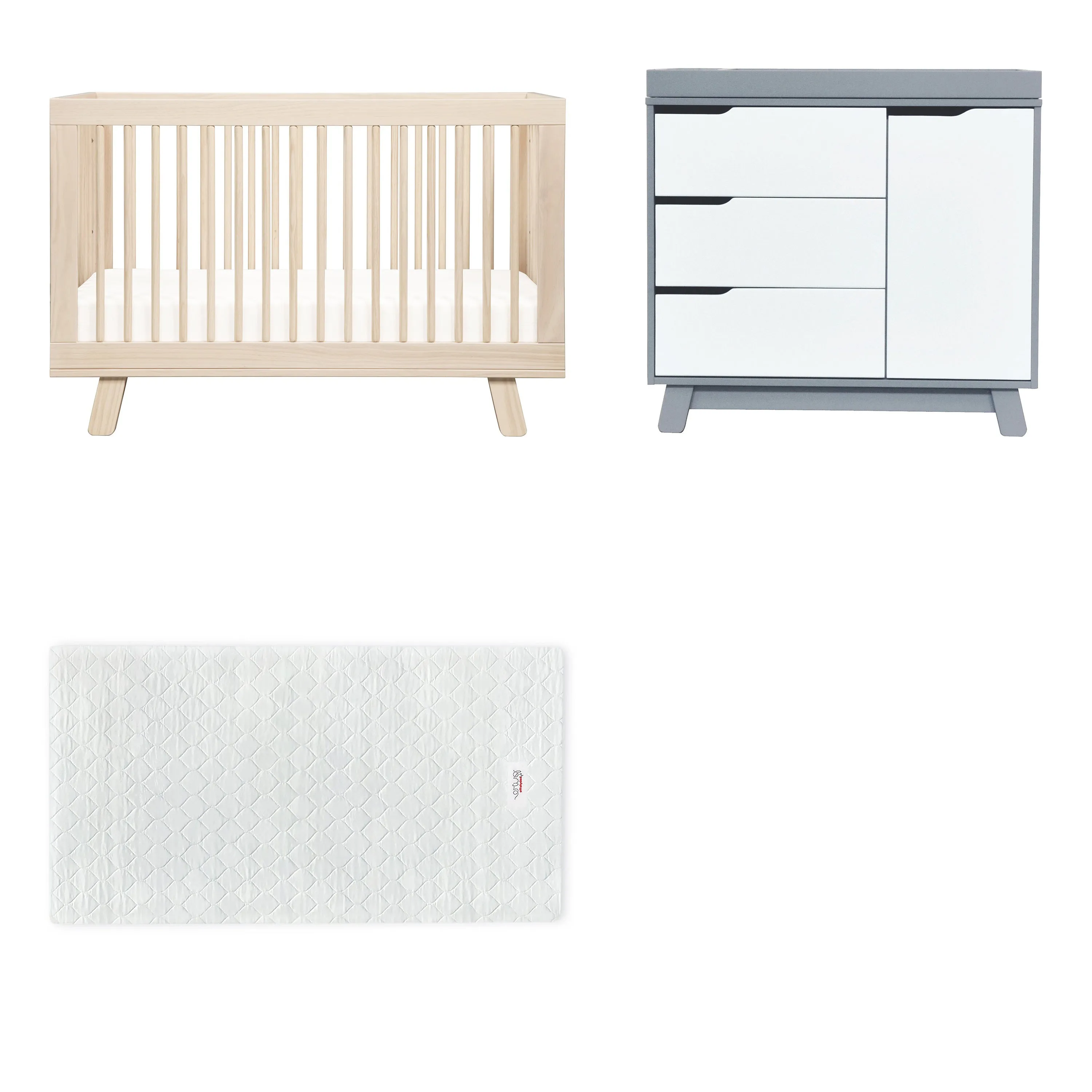 Hudson 3-in-1 Convertible Crib with Conversion Kit