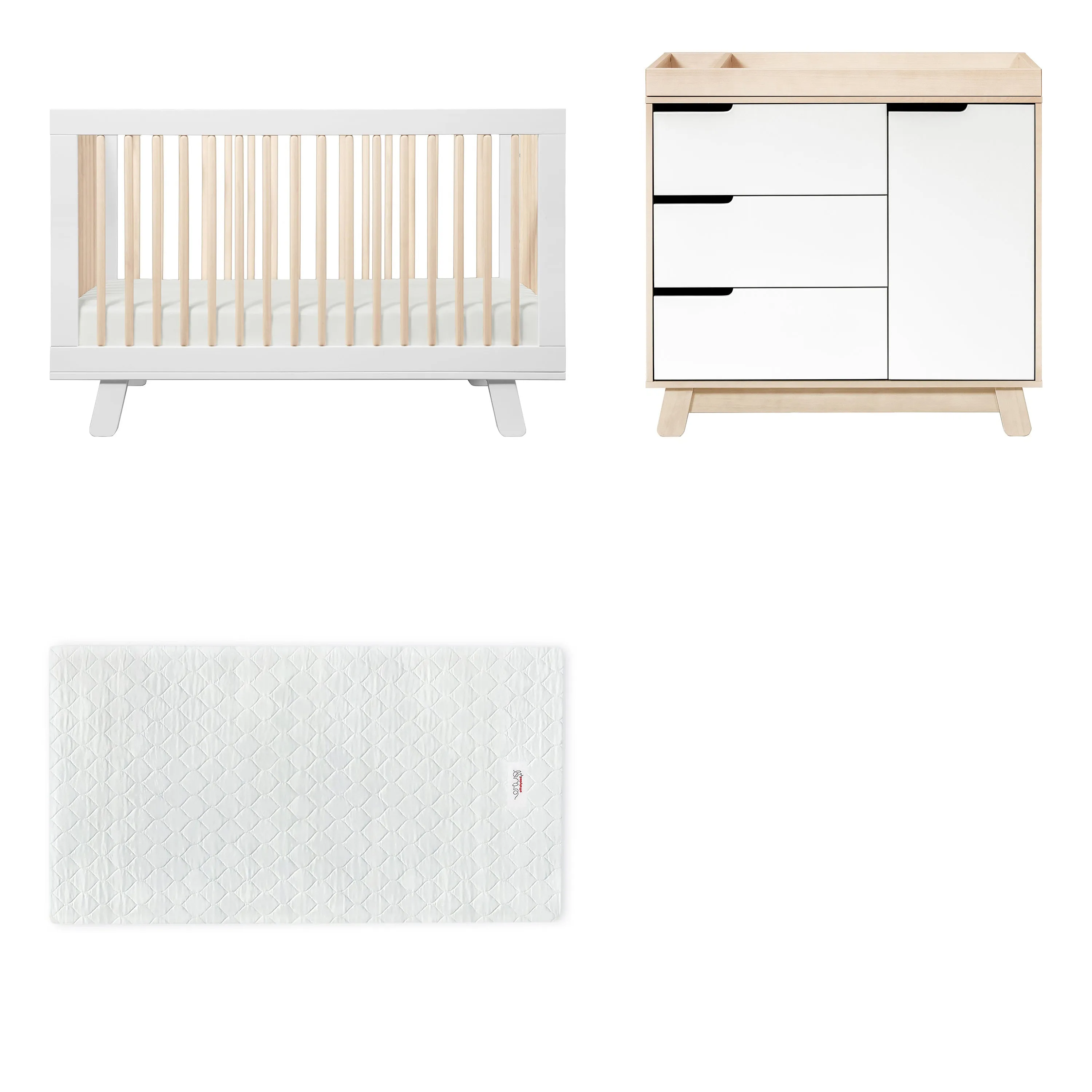 Hudson 3-in-1 Convertible Crib with Conversion Kit