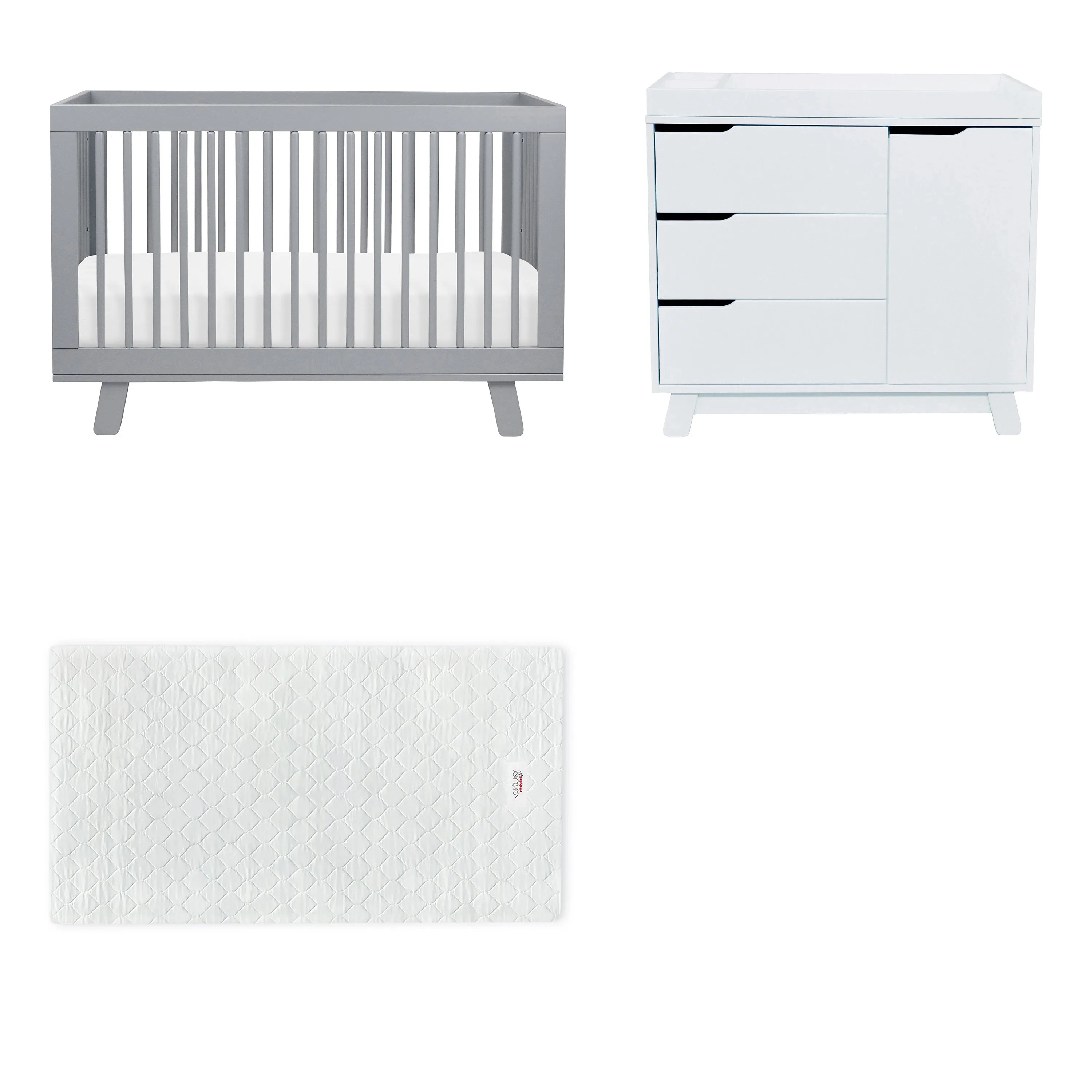 Hudson 3-in-1 Convertible Crib with Conversion Kit
