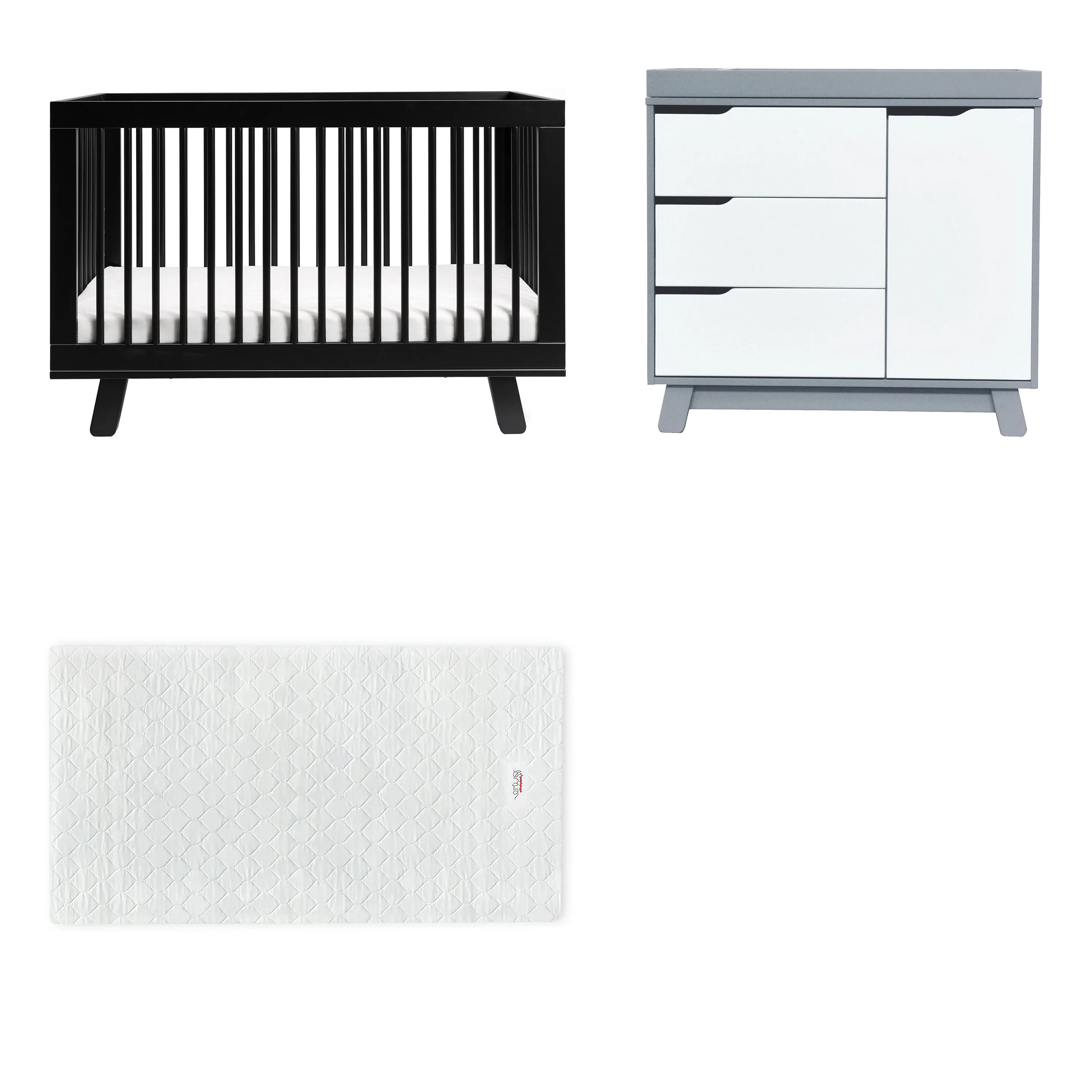Hudson 3-in-1 Convertible Crib with Conversion Kit