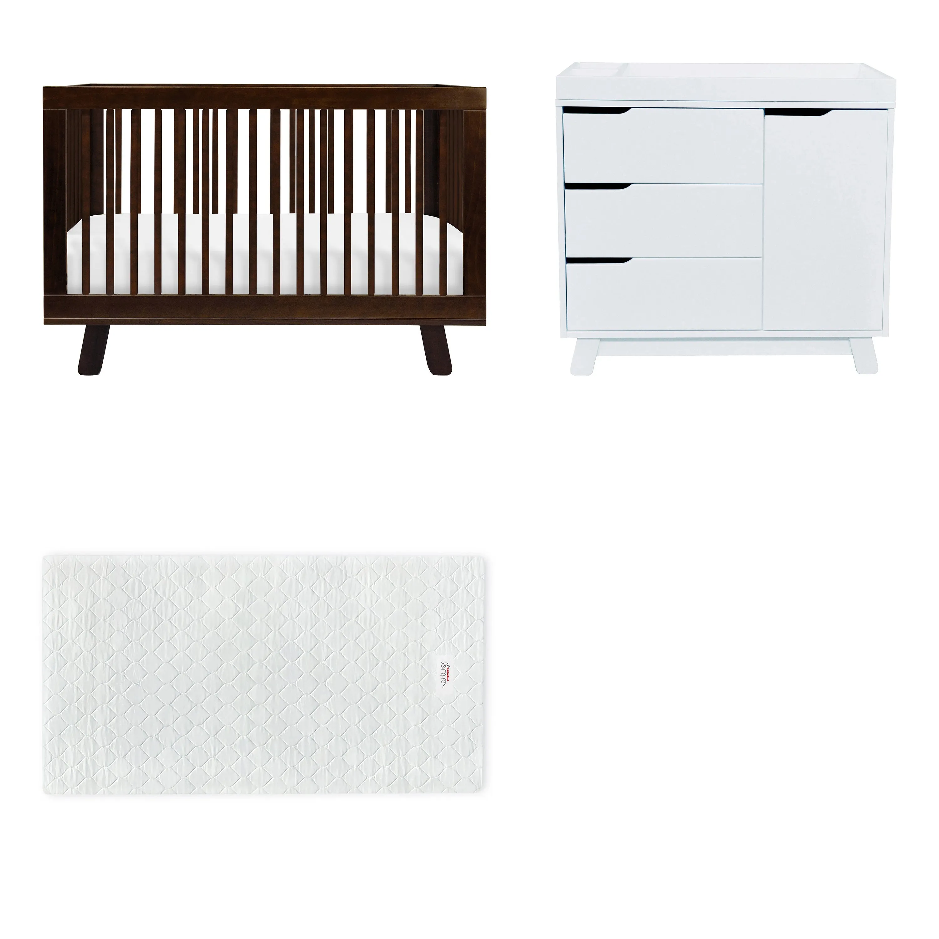 Hudson 3-in-1 Convertible Crib with Conversion Kit