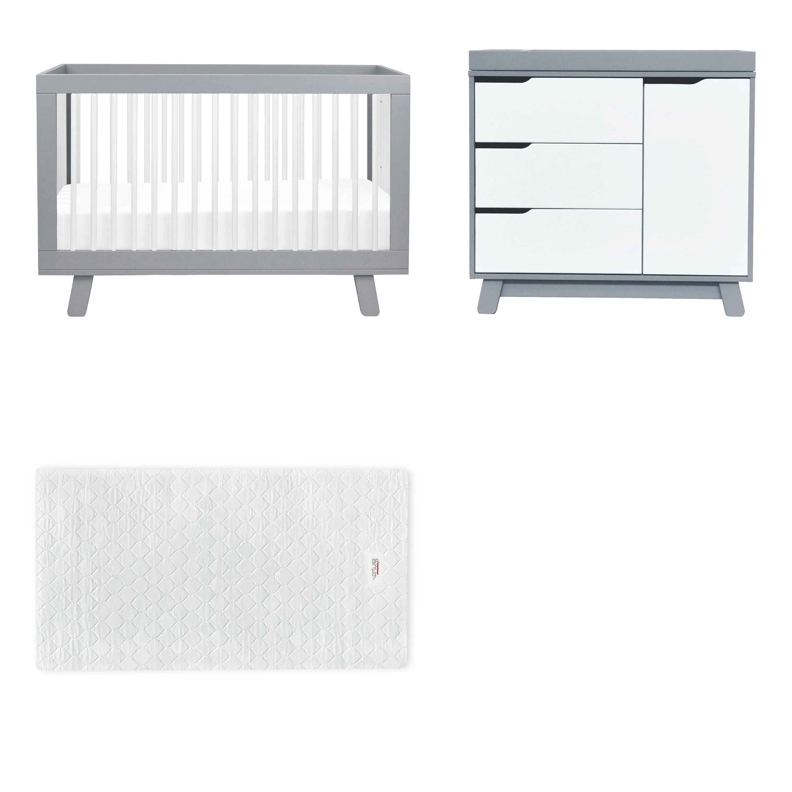 Hudson 3-in-1 Convertible Crib with Conversion Kit