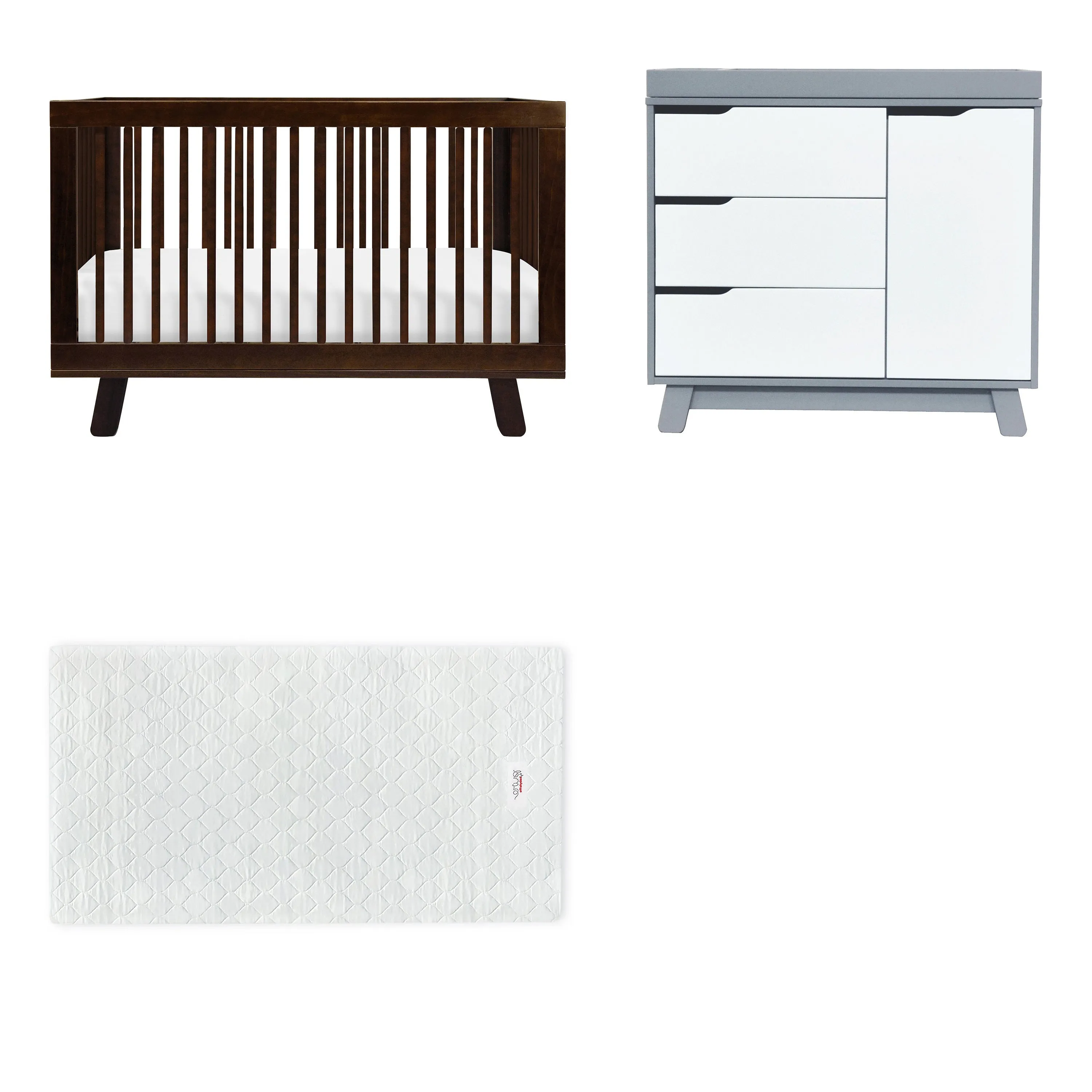 Hudson 3-in-1 Convertible Crib with Conversion Kit