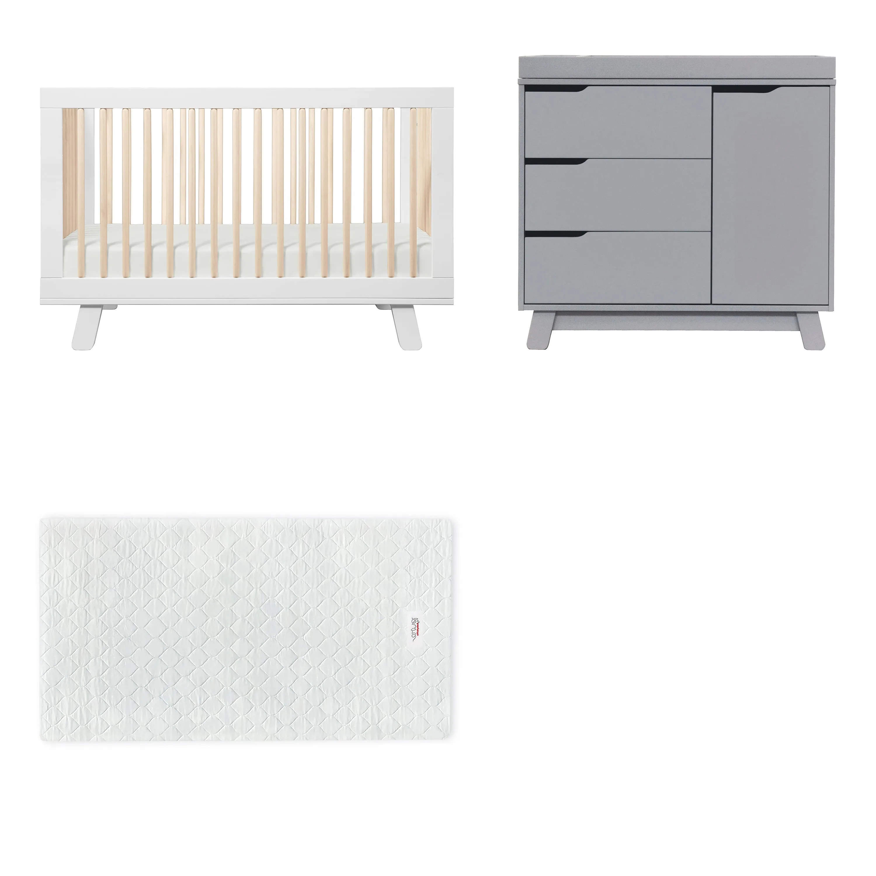 Hudson 3-in-1 Convertible Crib with Conversion Kit