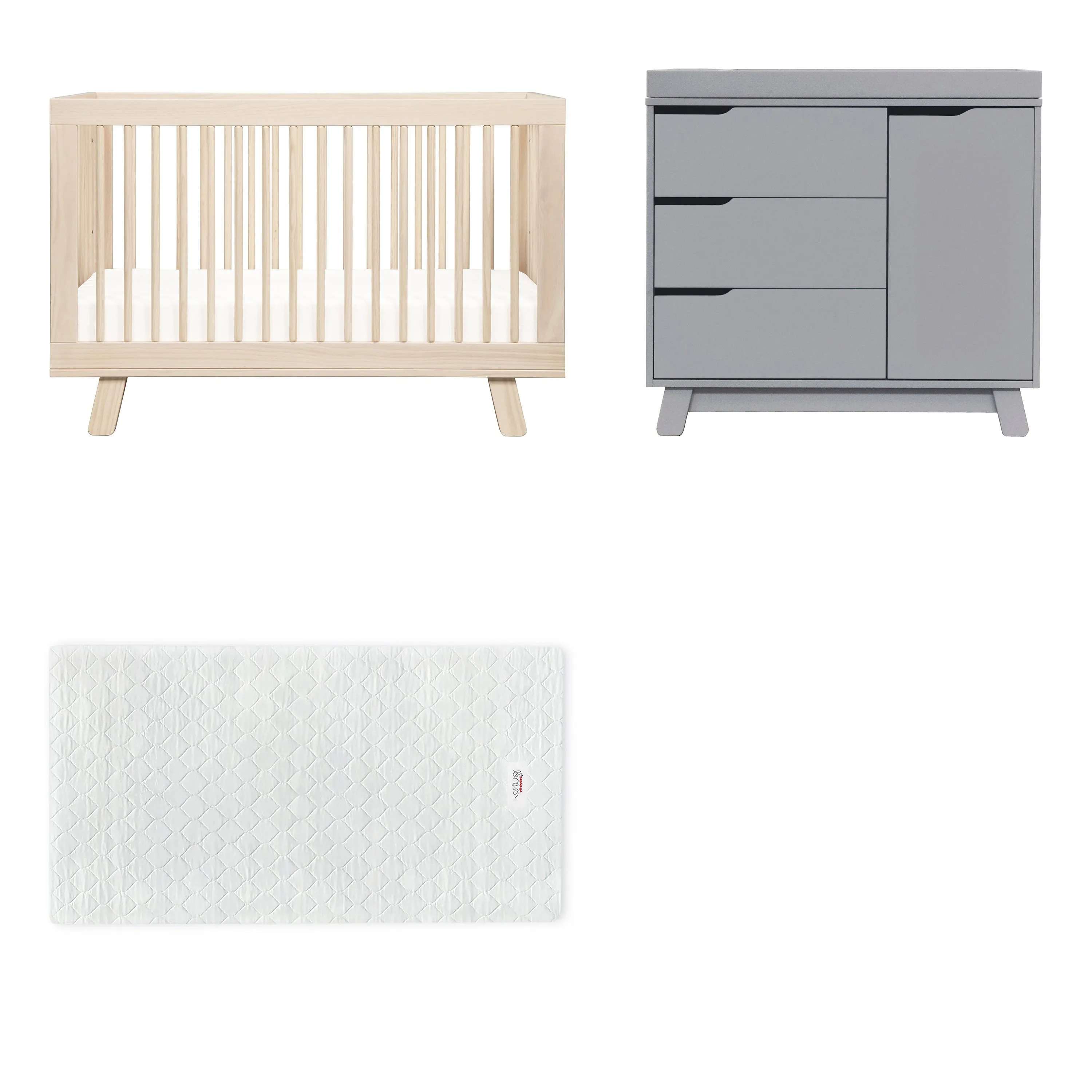 Hudson 3-in-1 Convertible Crib with Conversion Kit
