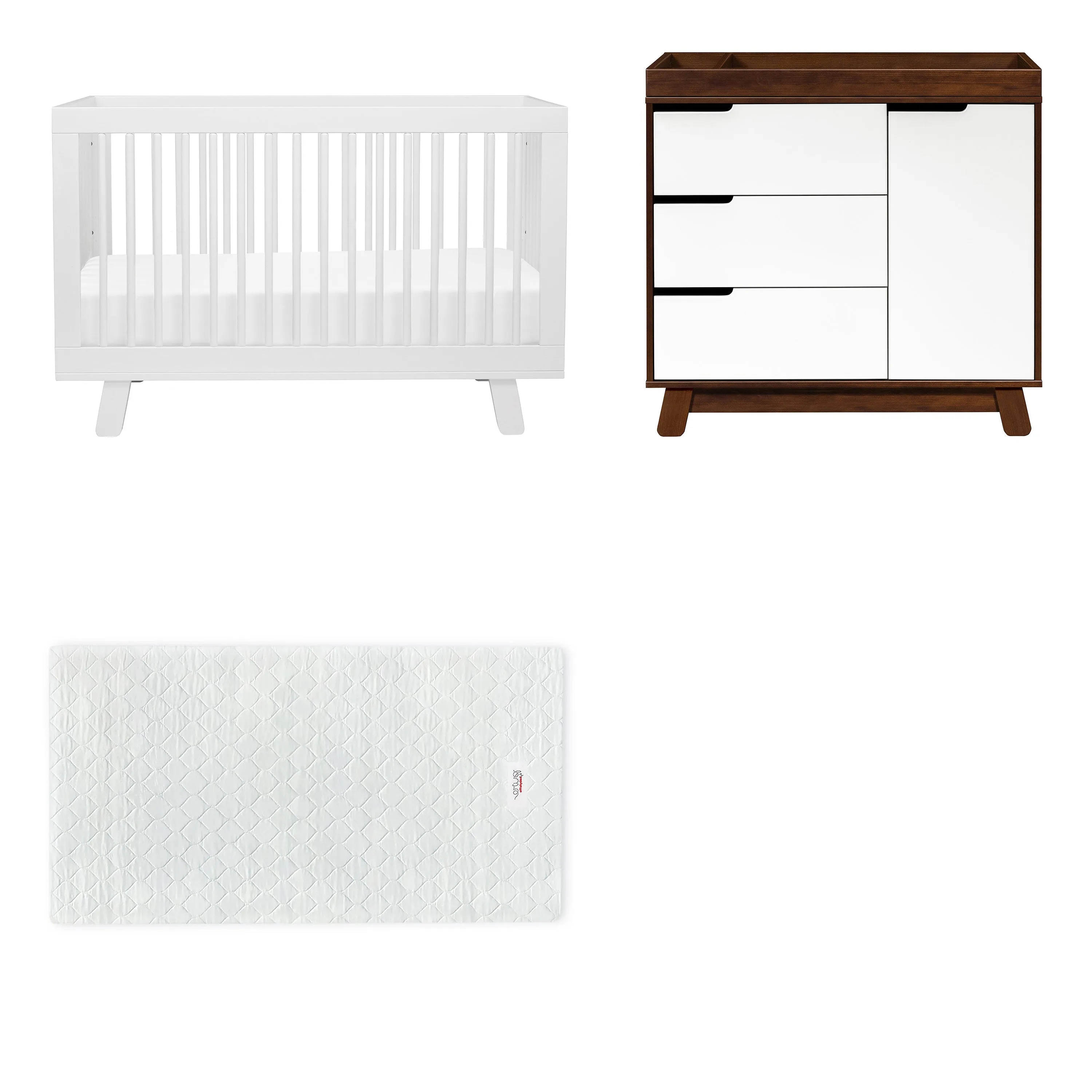 Hudson 3-in-1 Convertible Crib with Conversion Kit