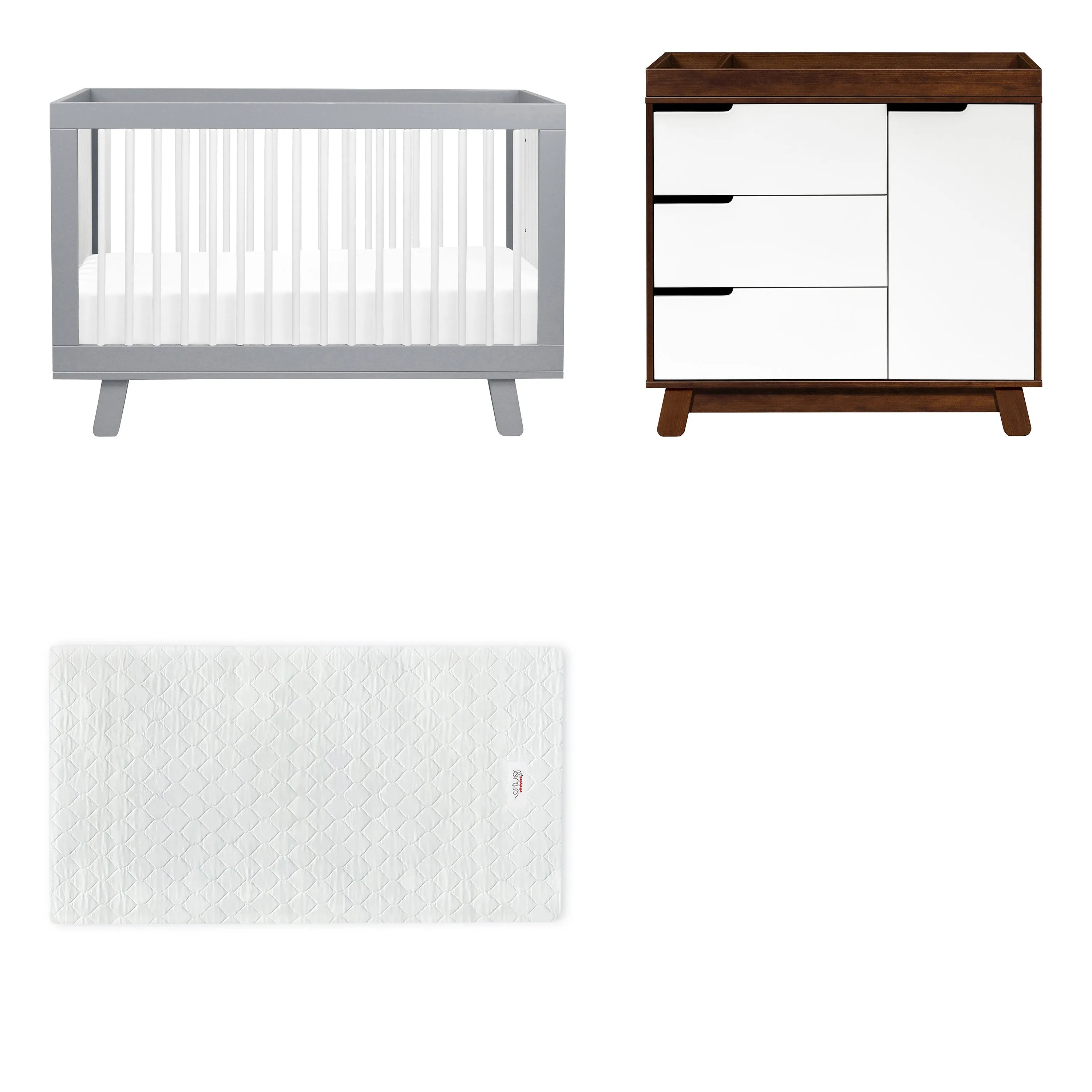 Hudson 3-in-1 Convertible Crib with Conversion Kit