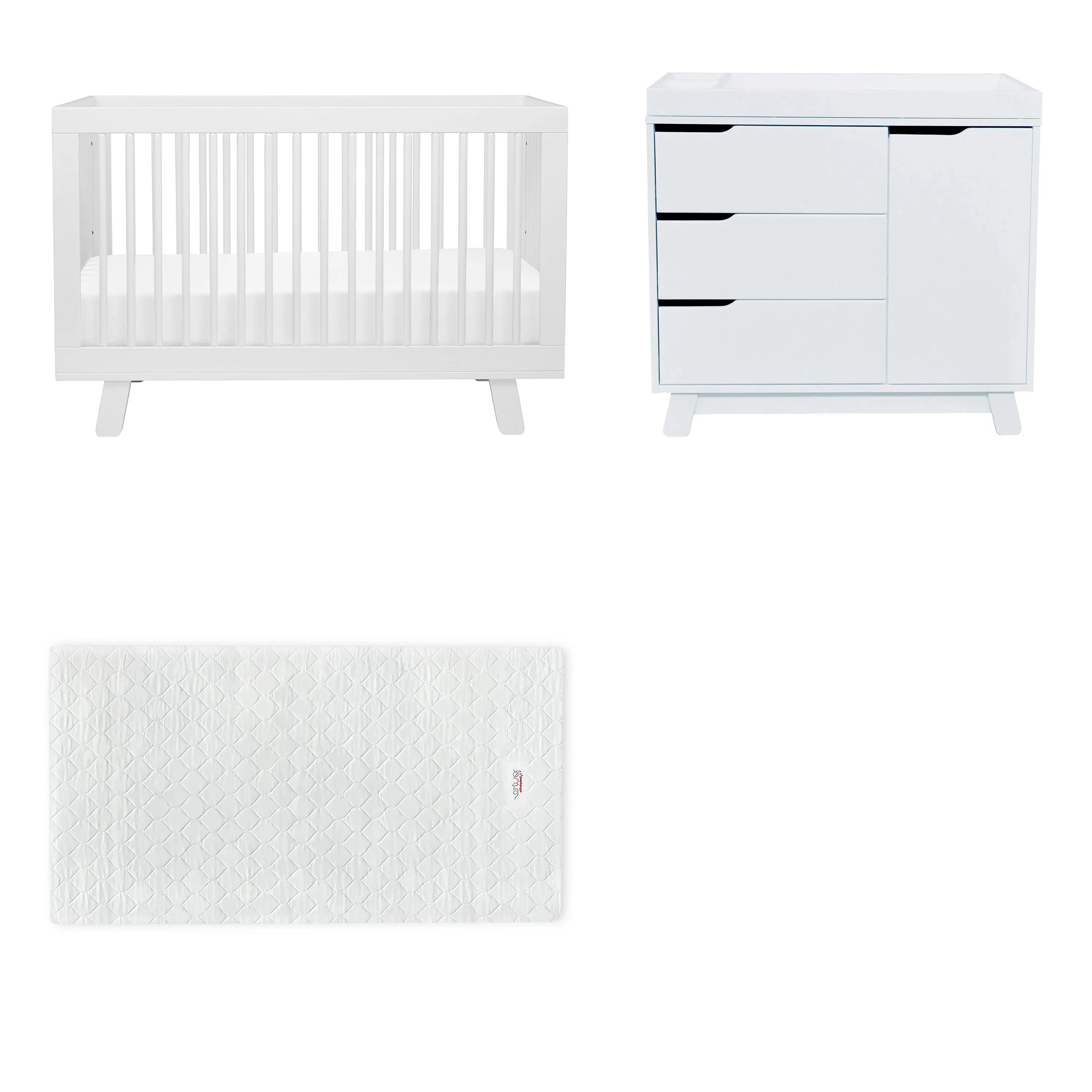 Hudson 3-in-1 Convertible Crib with Conversion Kit