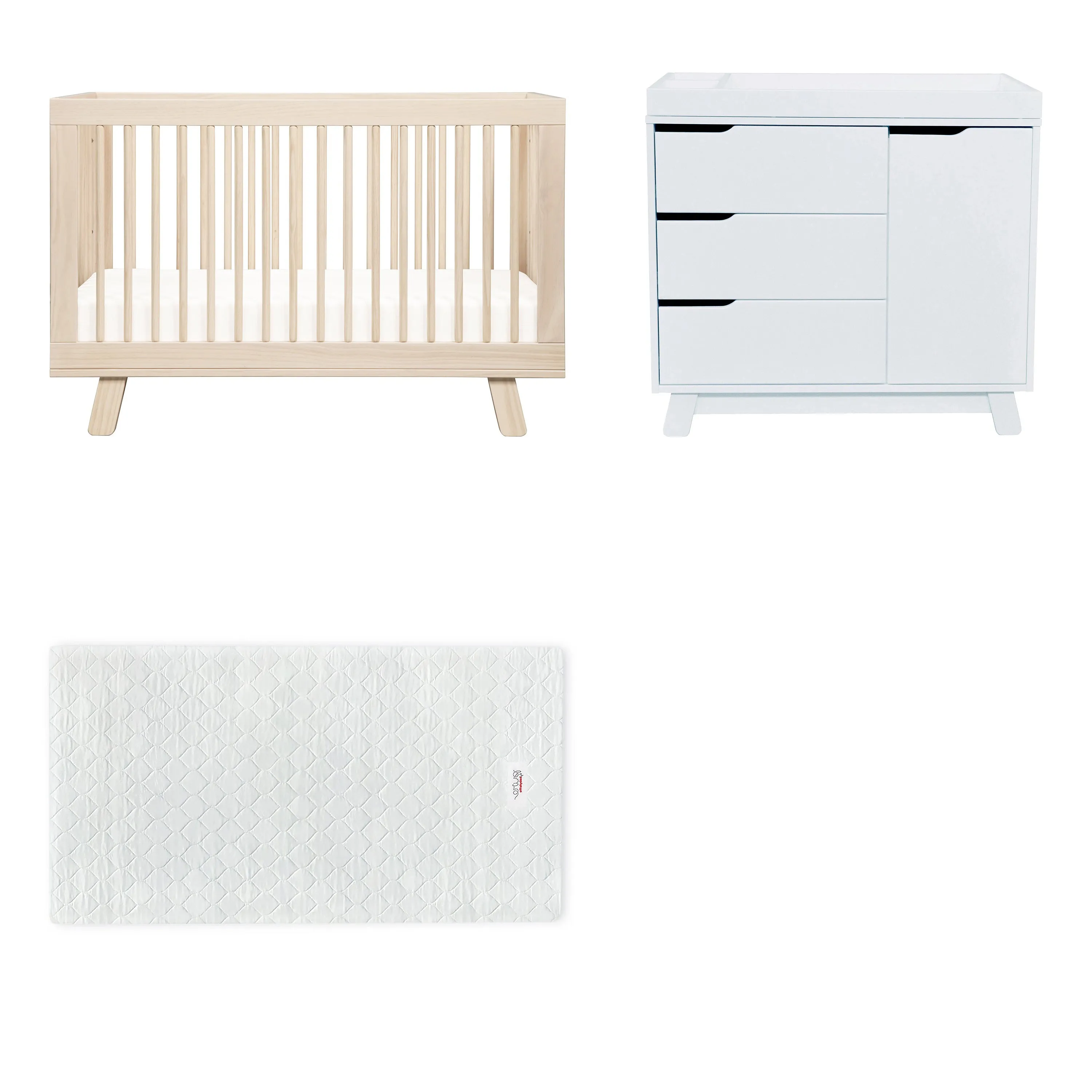 Hudson 3-in-1 Convertible Crib with Conversion Kit