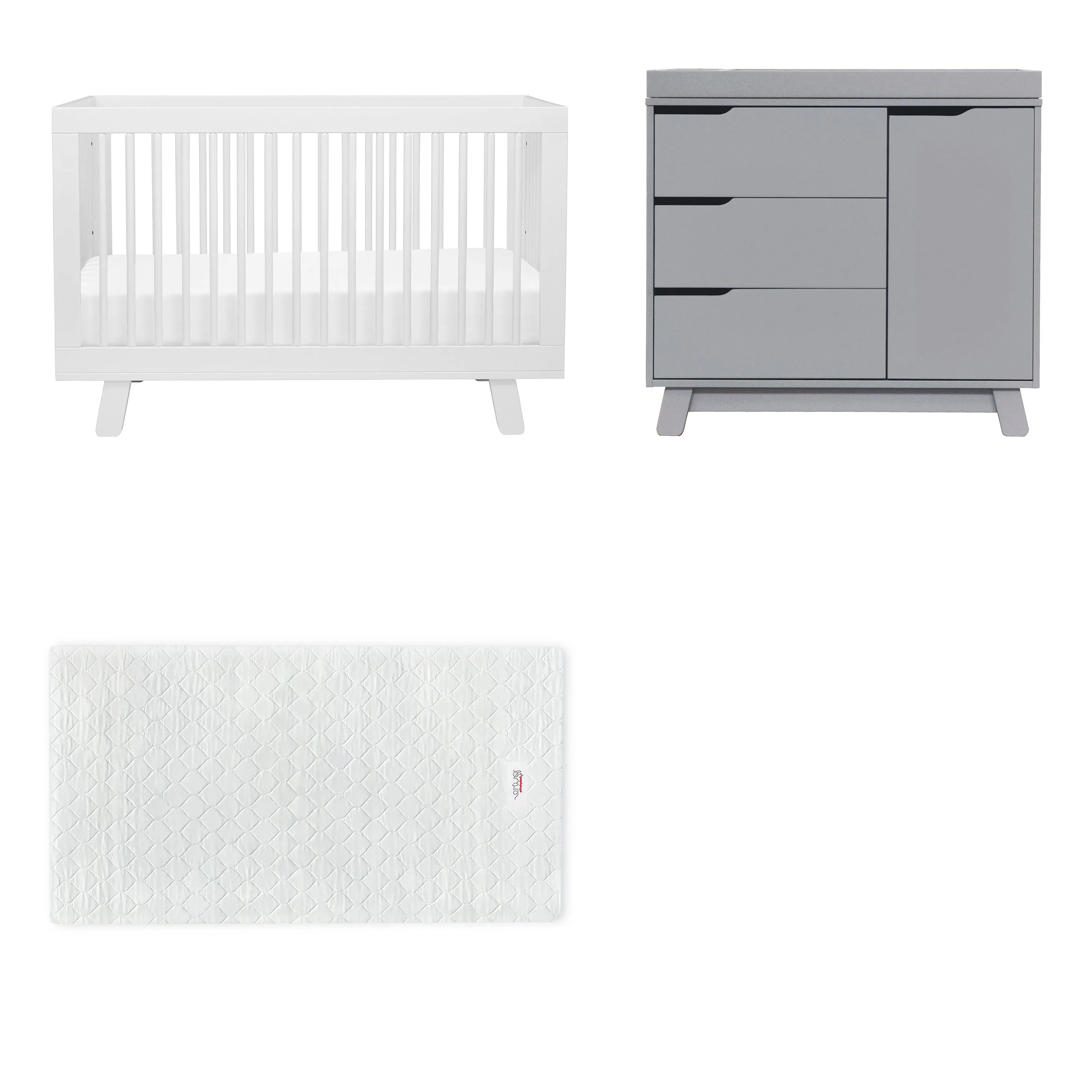 Hudson 3-in-1 Convertible Crib with Conversion Kit