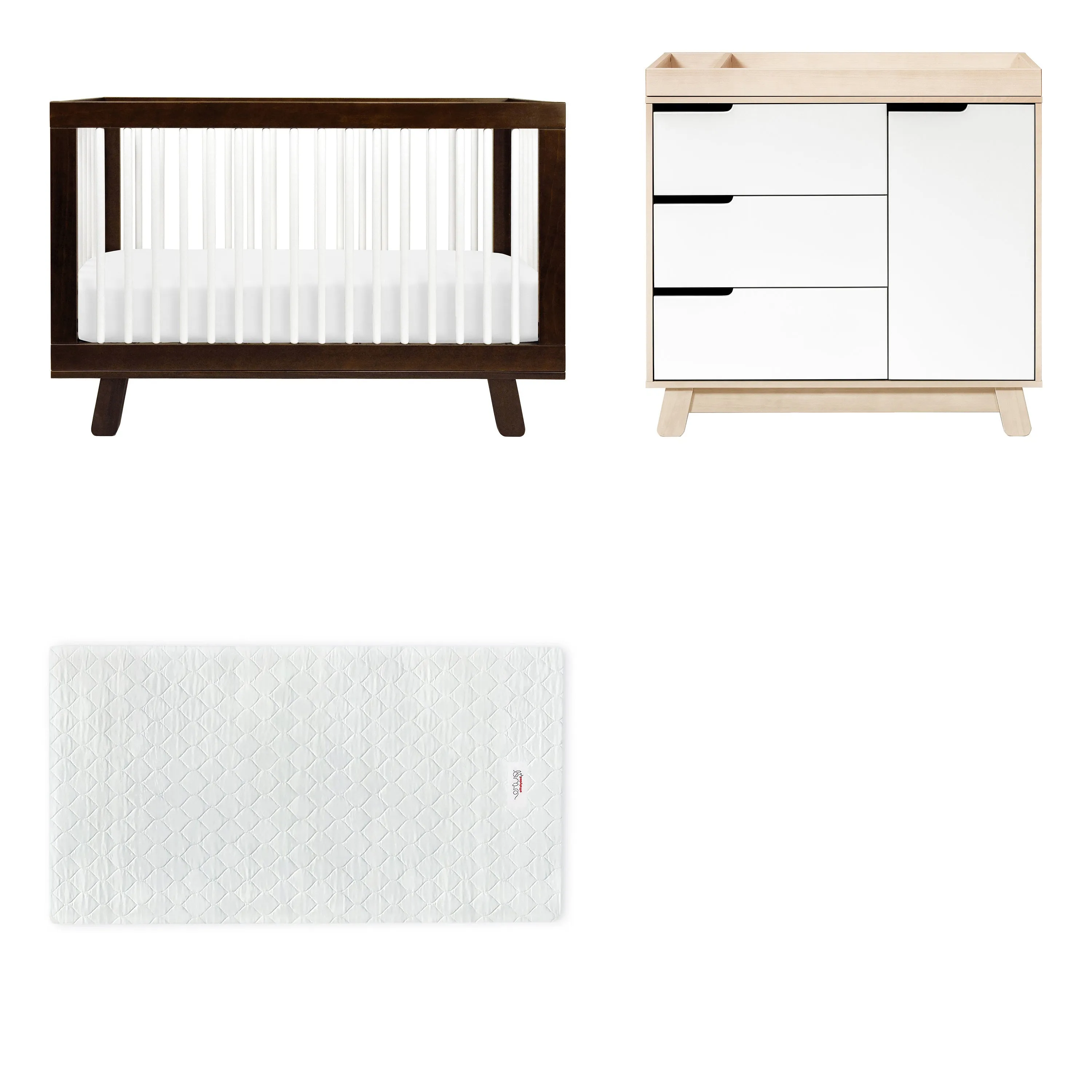 Hudson 3-in-1 Convertible Crib with Conversion Kit