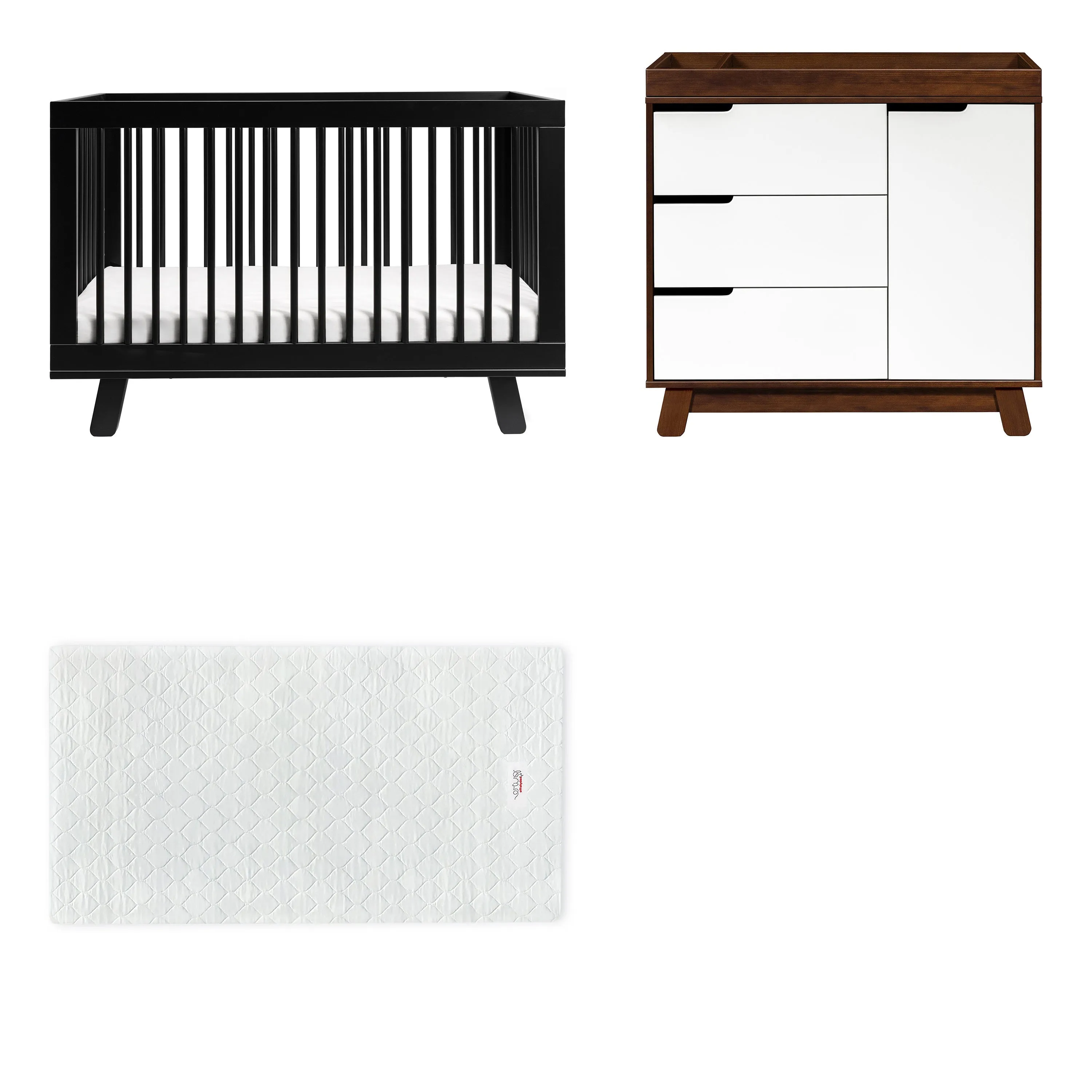 Hudson 3-in-1 Convertible Crib with Conversion Kit