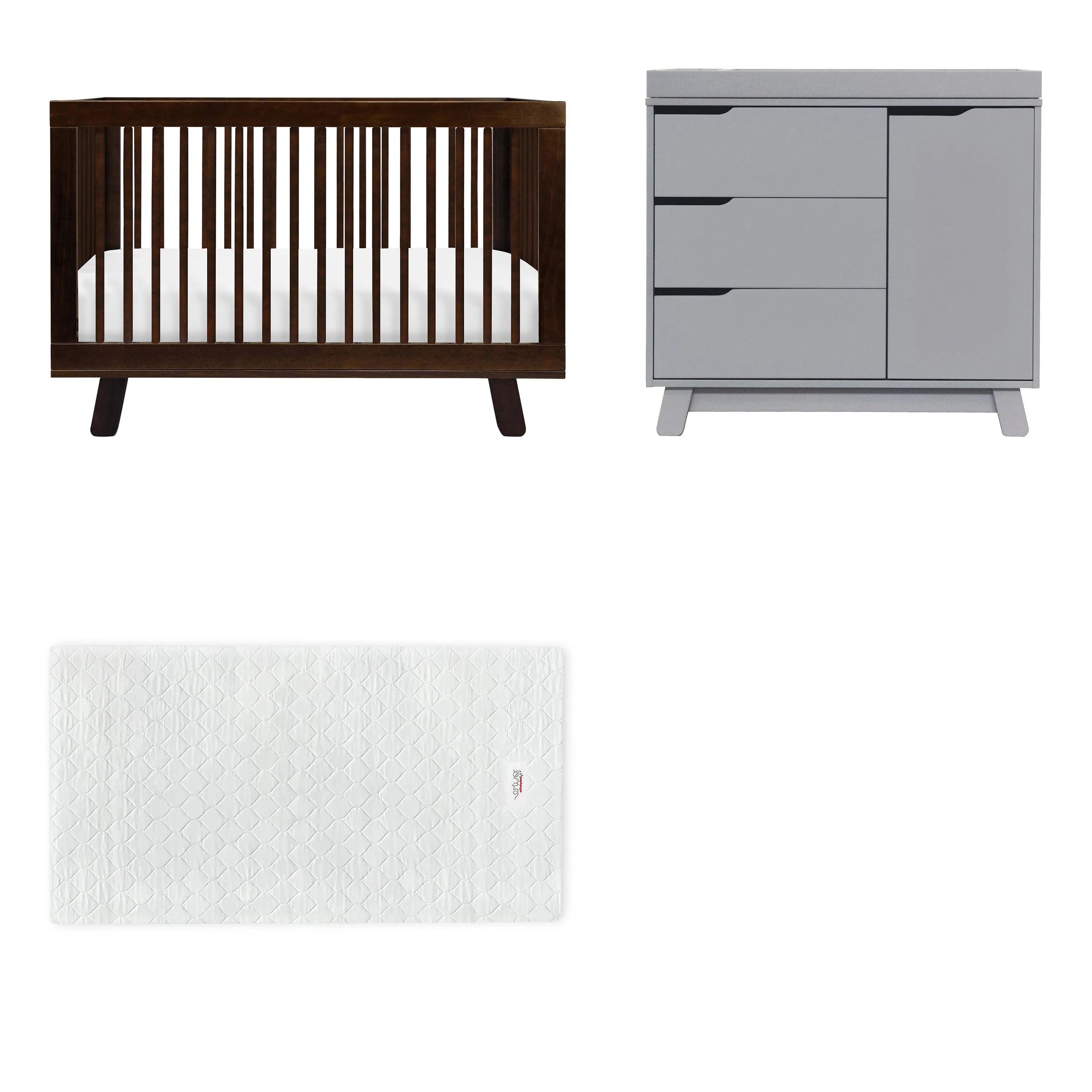 Hudson 3-in-1 Convertible Crib with Conversion Kit