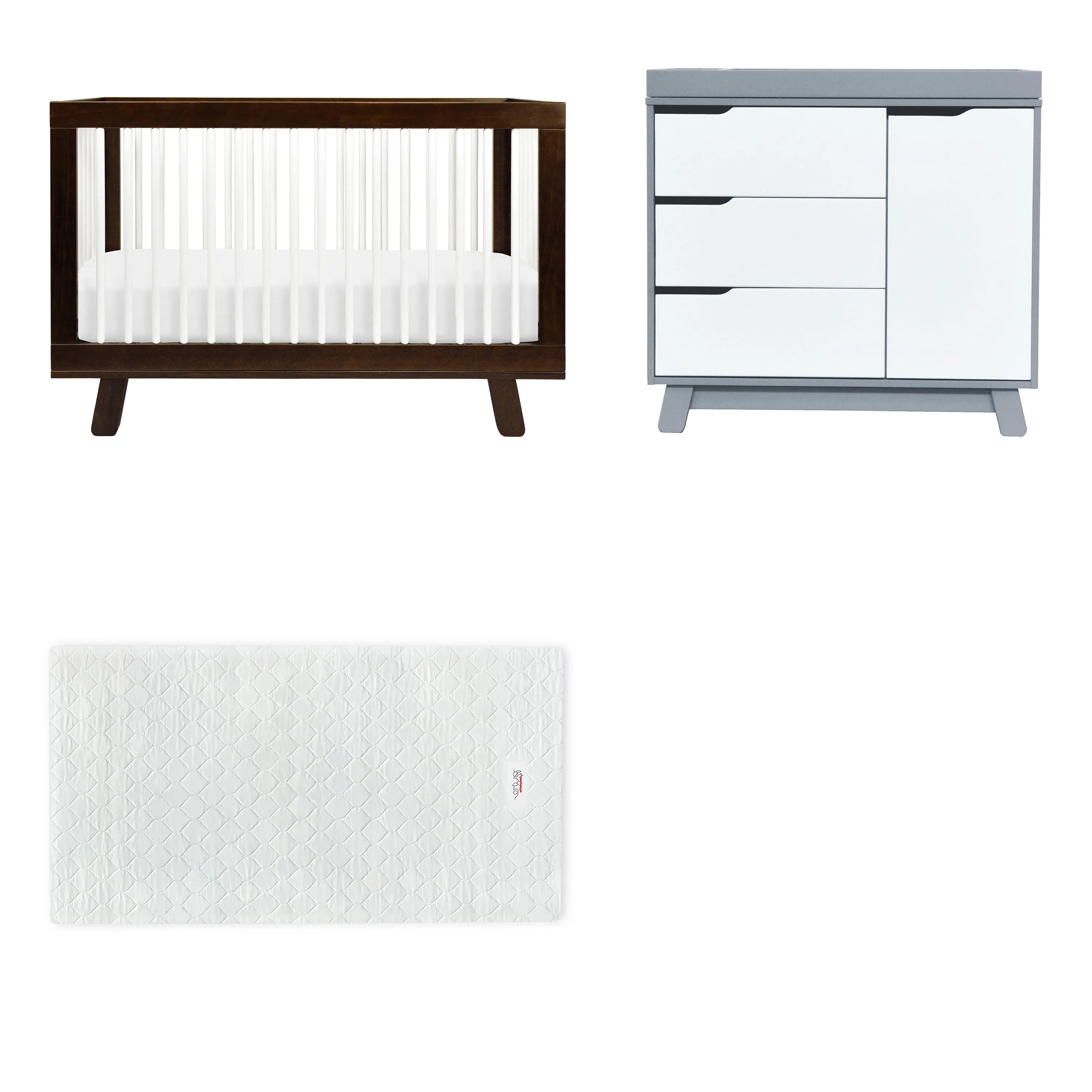 Hudson 3-in-1 Convertible Crib with Conversion Kit